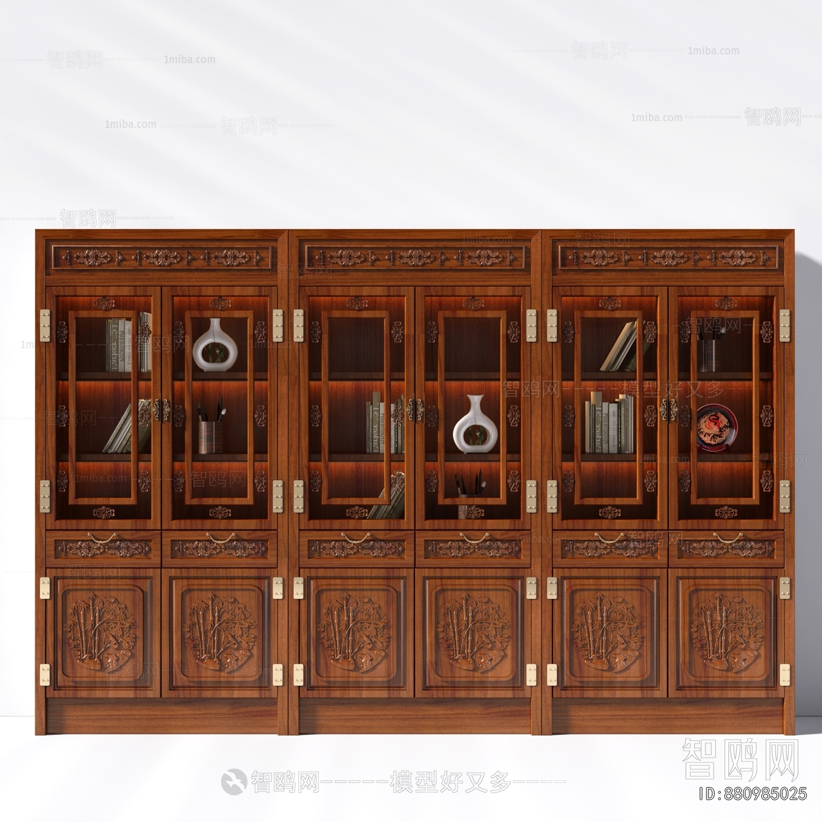 Chinese Style Bookcase