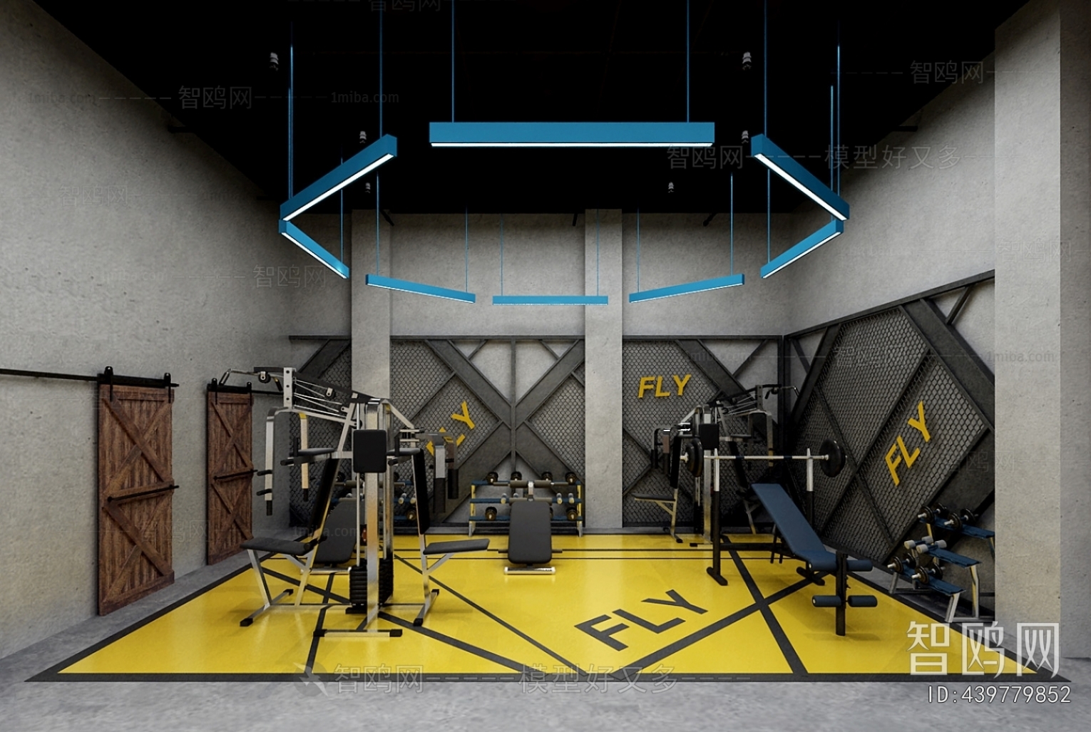 Industrial Style Gym