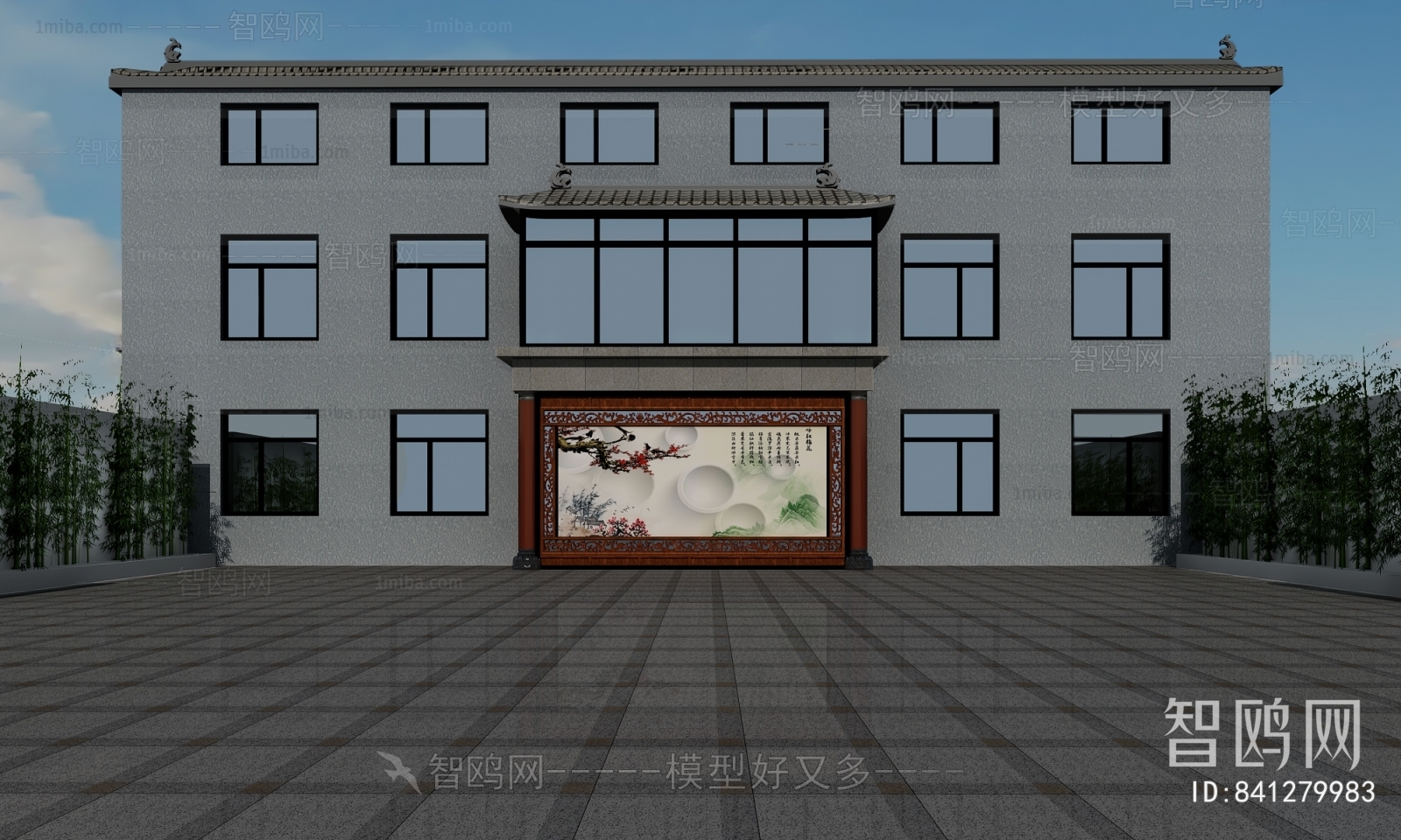 New Chinese Style Facade Element