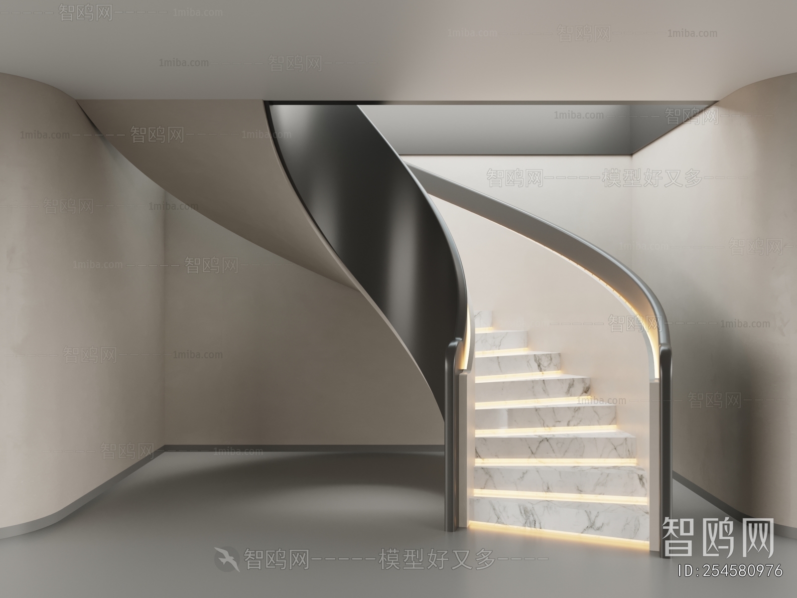 Modern Rotating Staircase