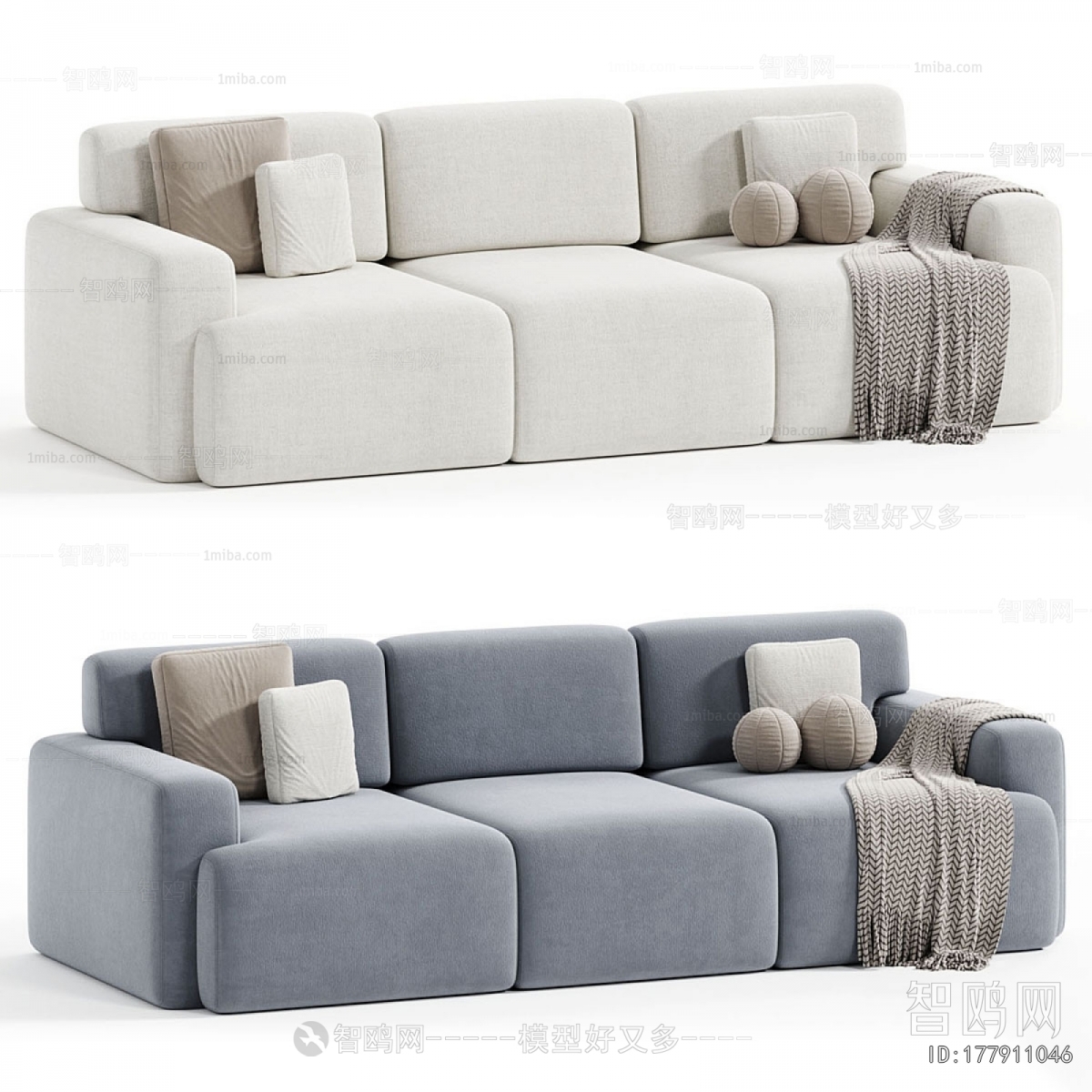 Modern Three-seat Sofa