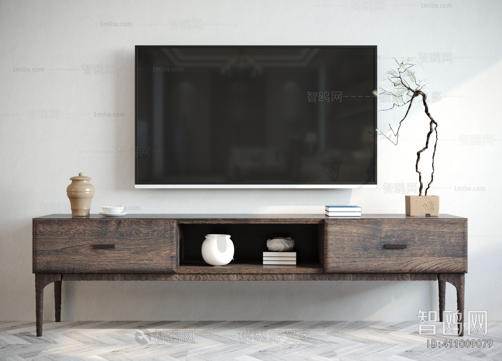 New Chinese Style TV Cabinet