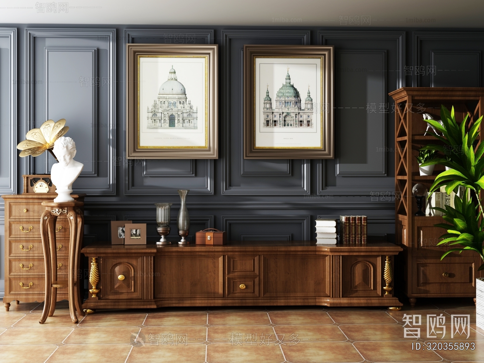 American Style TV Cabinet