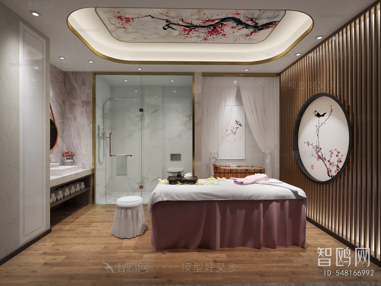 New Chinese Style Beauty Salon