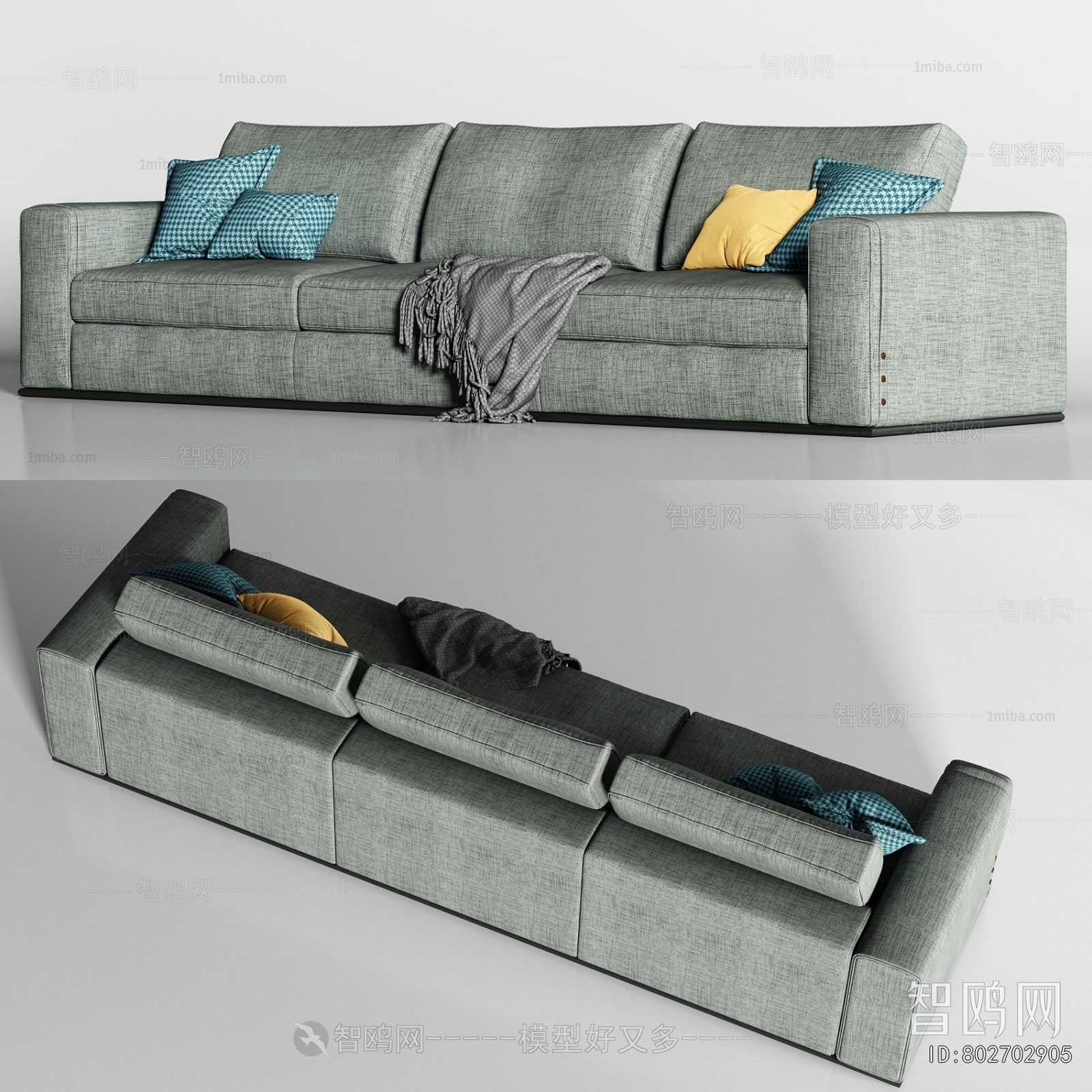 Modern Three-seat Sofa