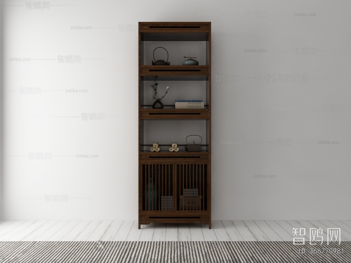 New Chinese Style Decorative Cabinet