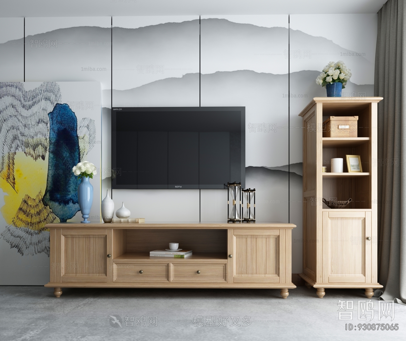 Nordic Style TV Cabinet