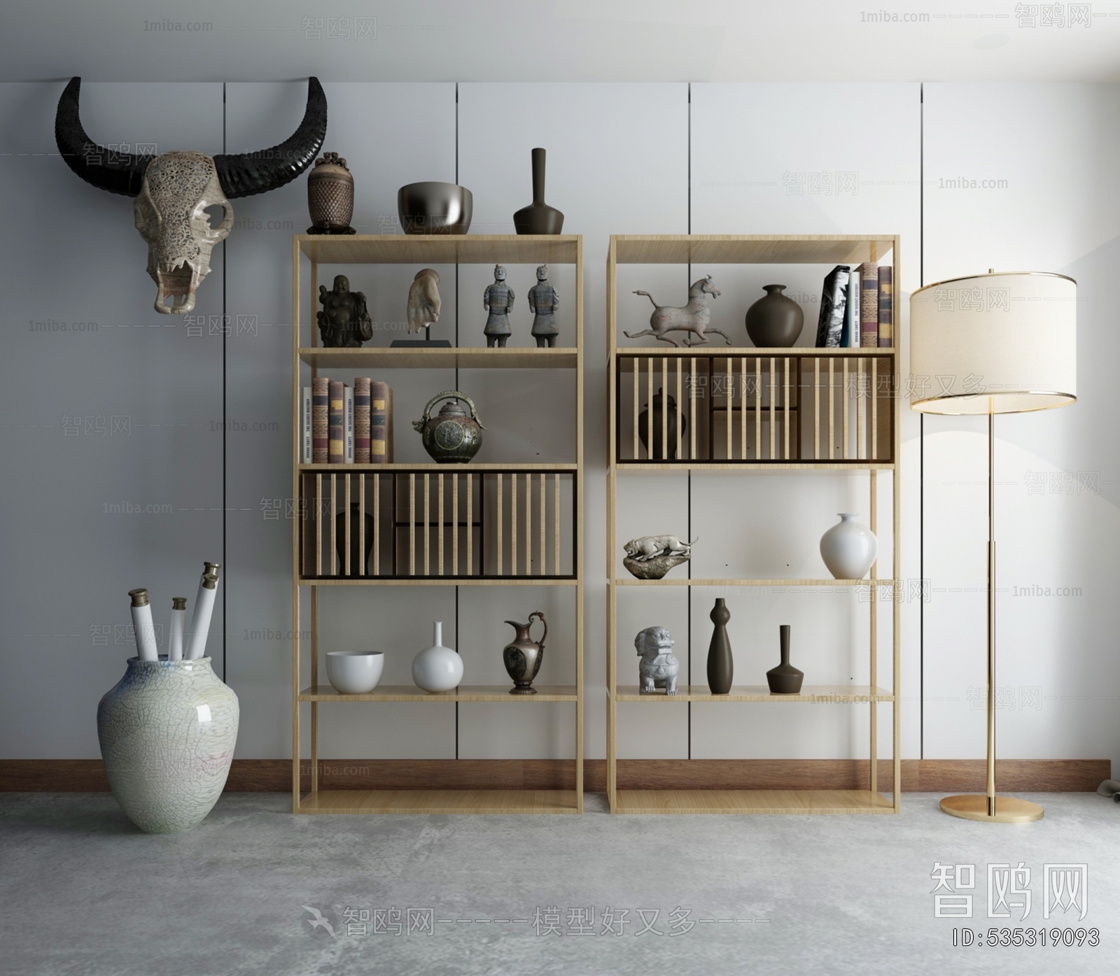 New Chinese Style Shelving