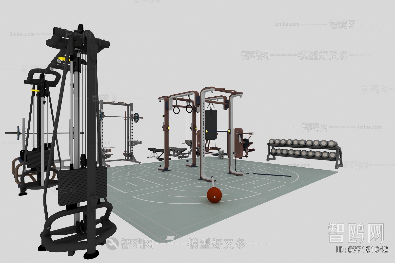 Modern Fitness Equipment