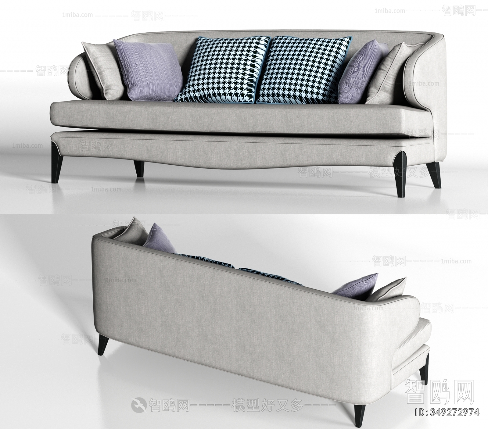 Modern Three-seat Sofa