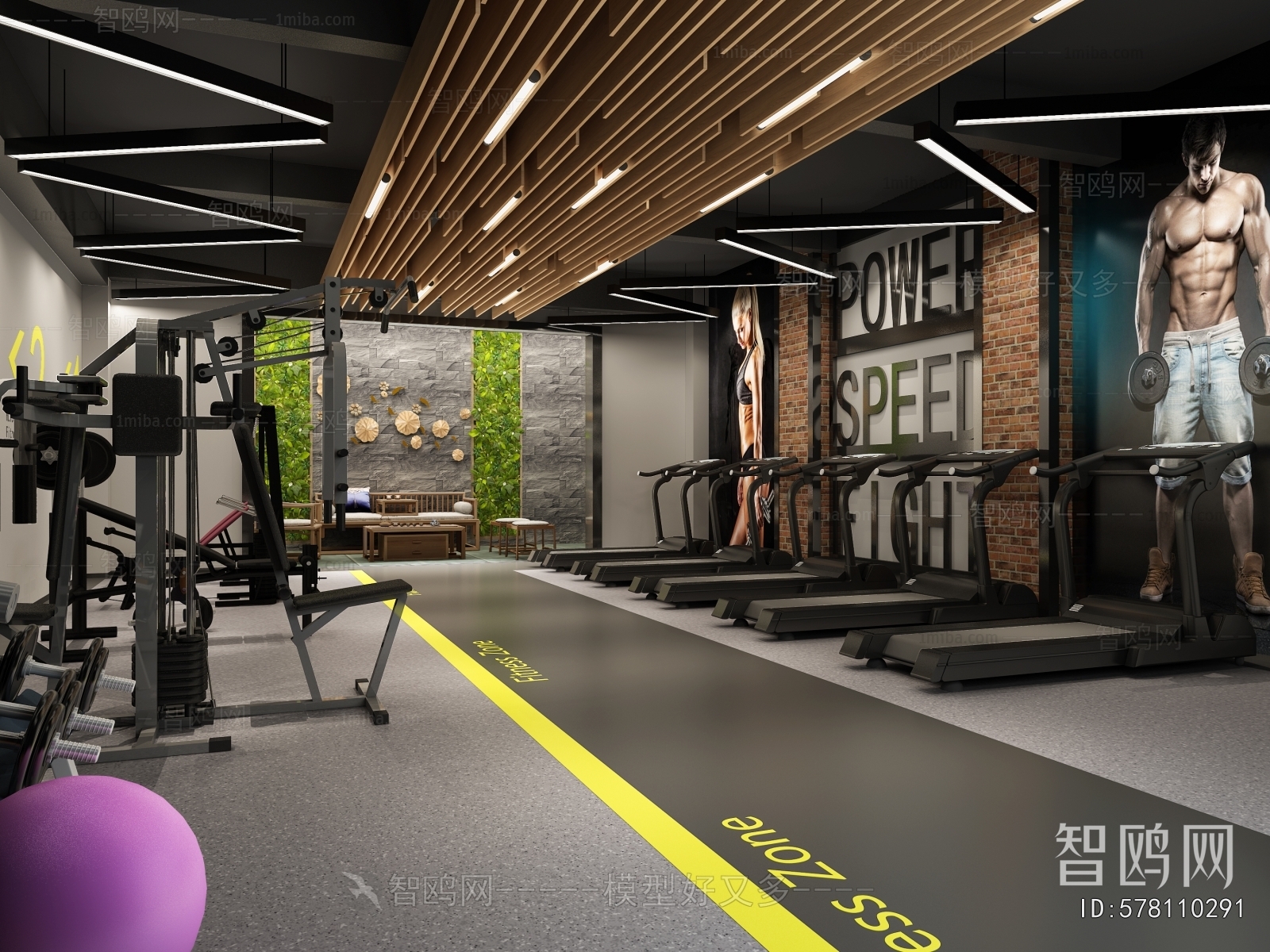 Industrial Style Gym