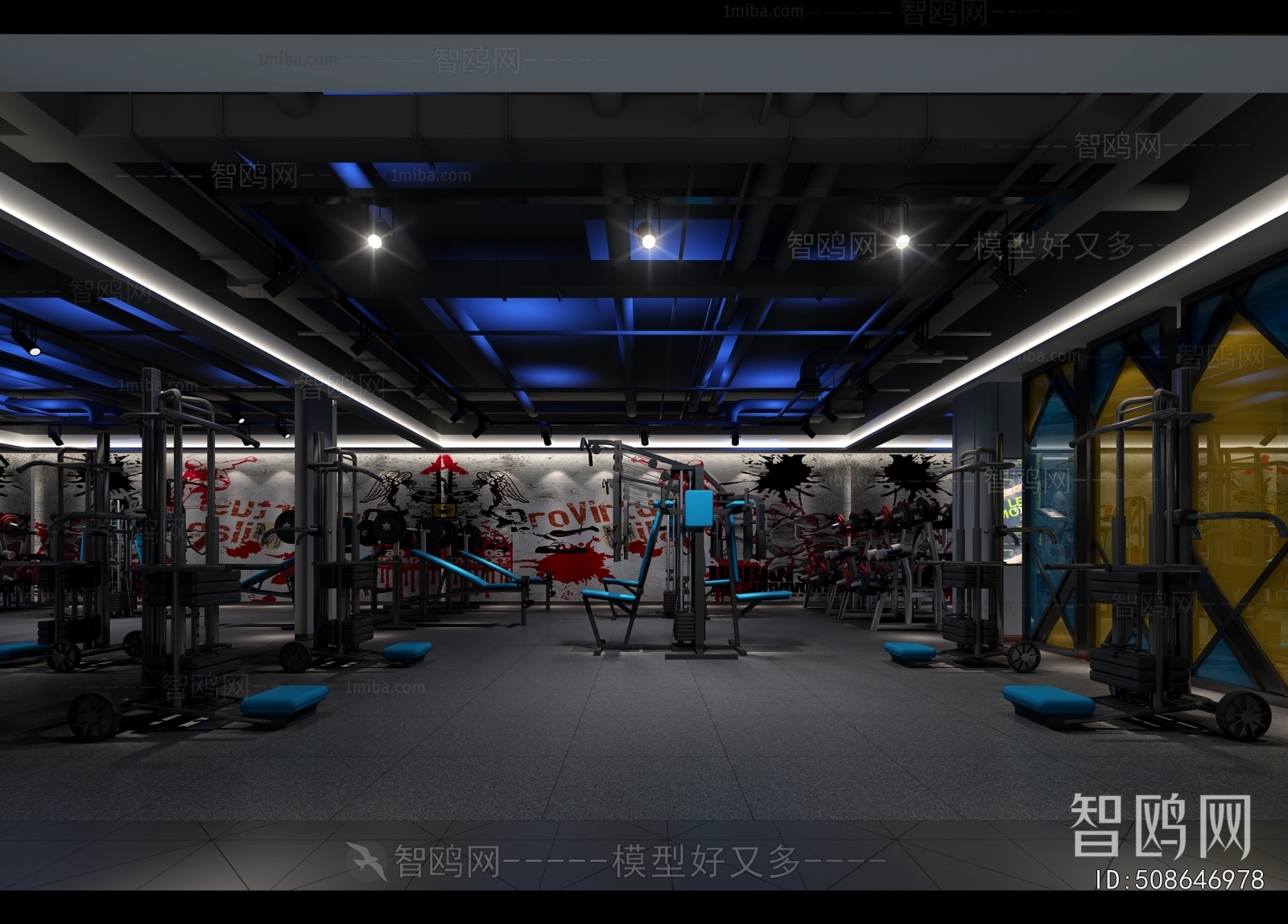 Industrial Style Gym