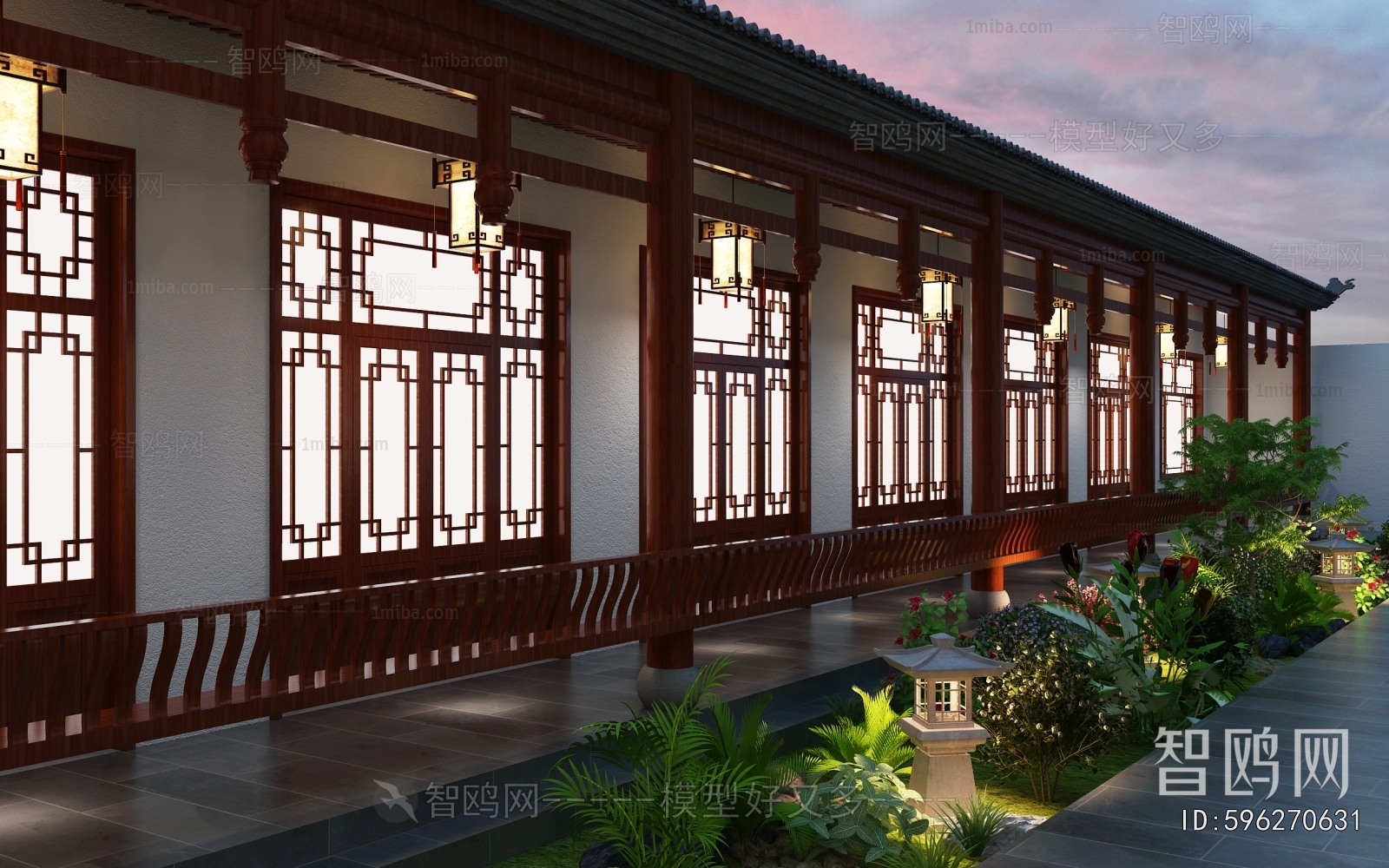 Chinese Style Courtyard/landscape