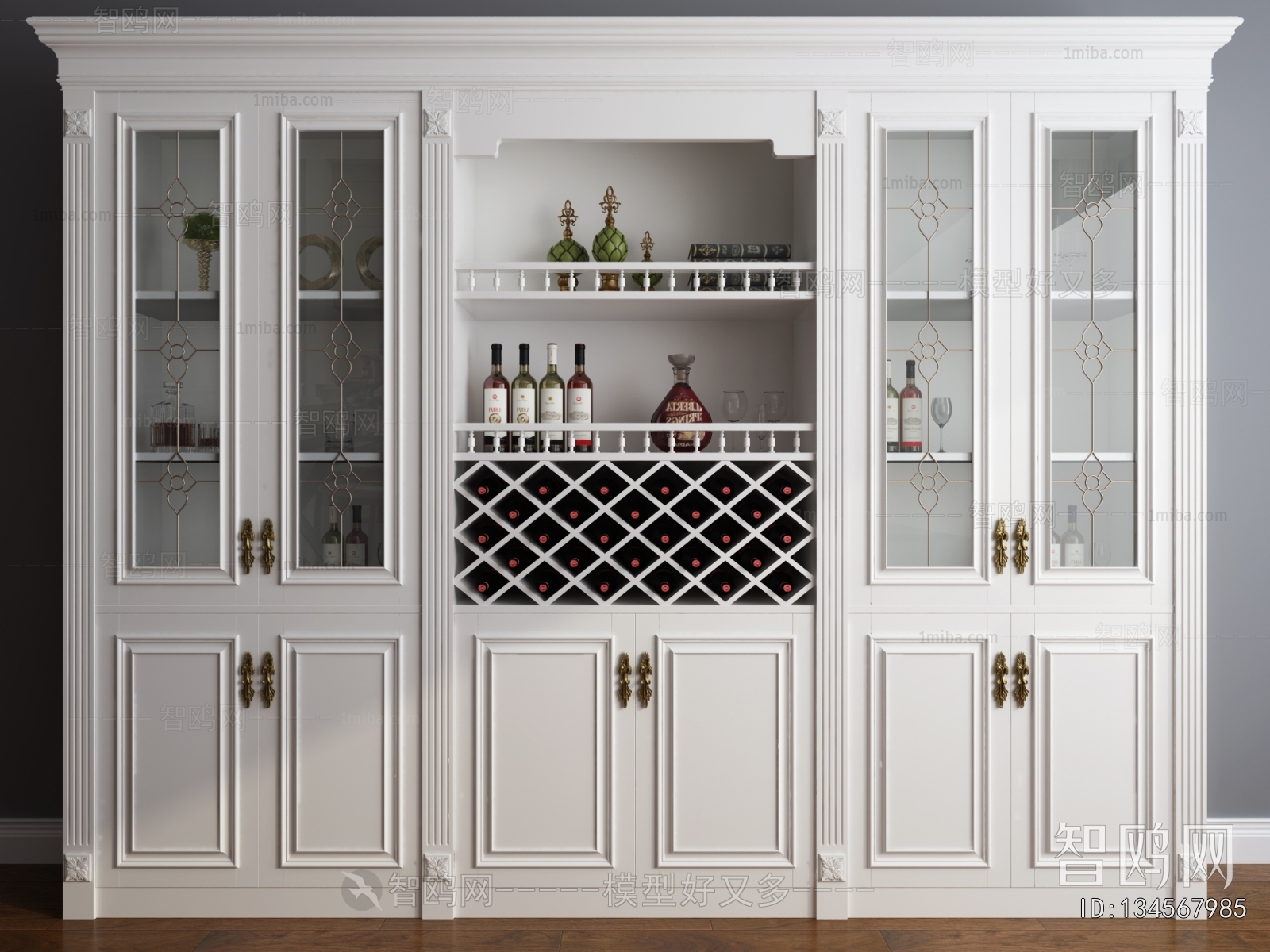 European Style Wine Cabinet