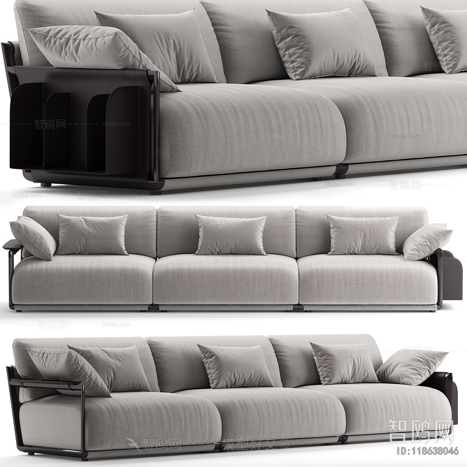 Modern Three-seat Sofa