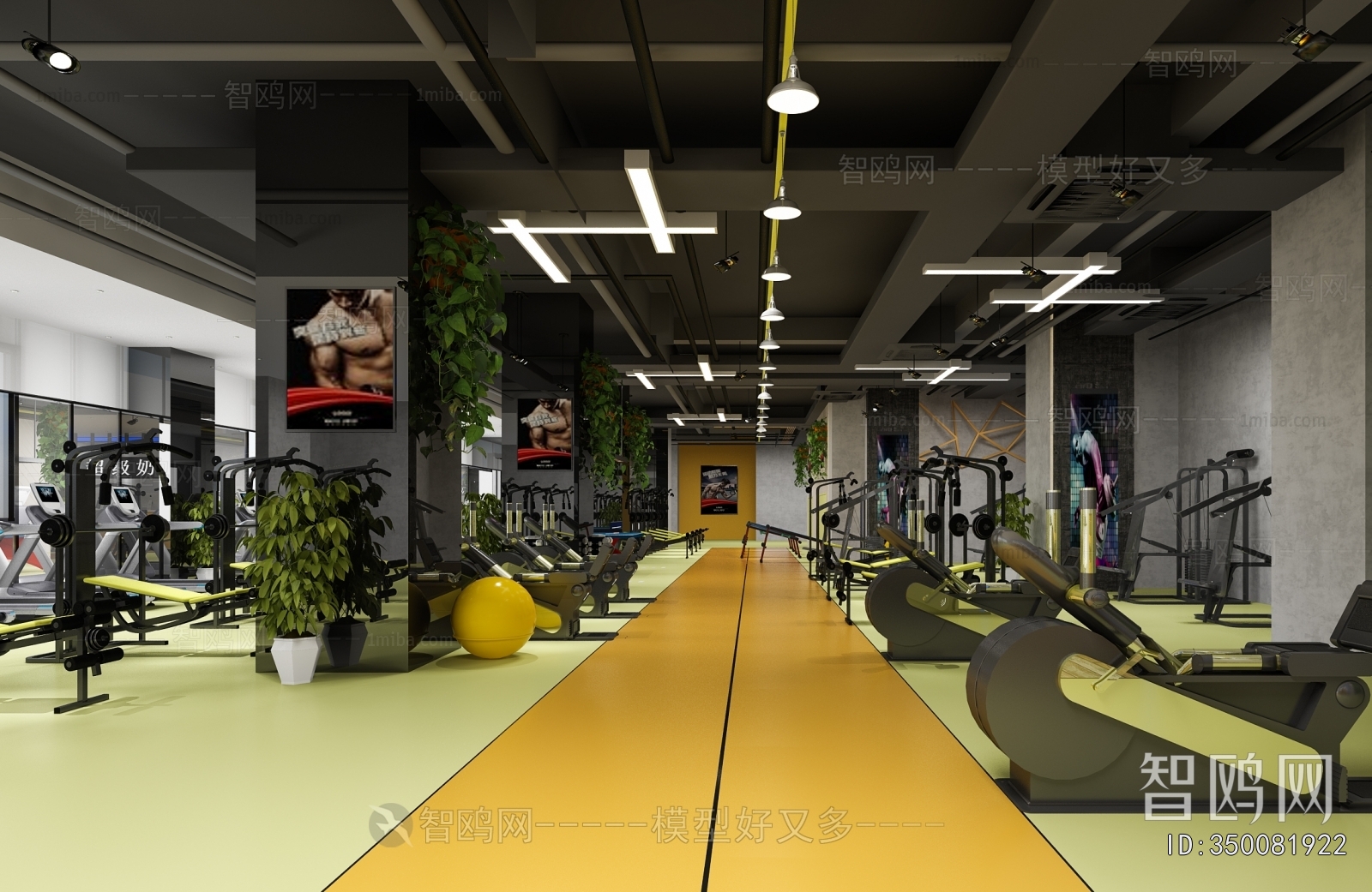 Industrial Style Gym