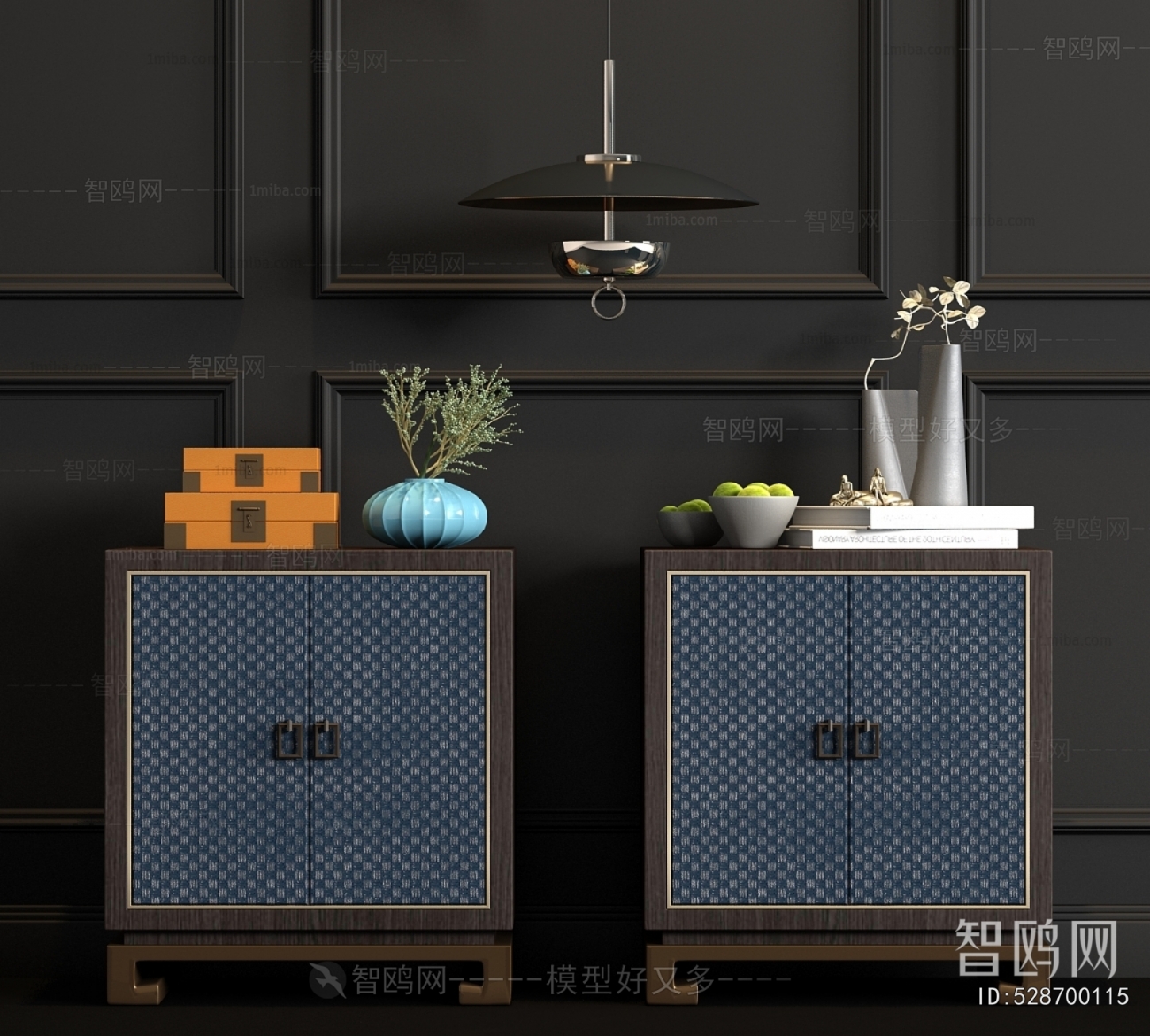 New Chinese Style Side Cabinet