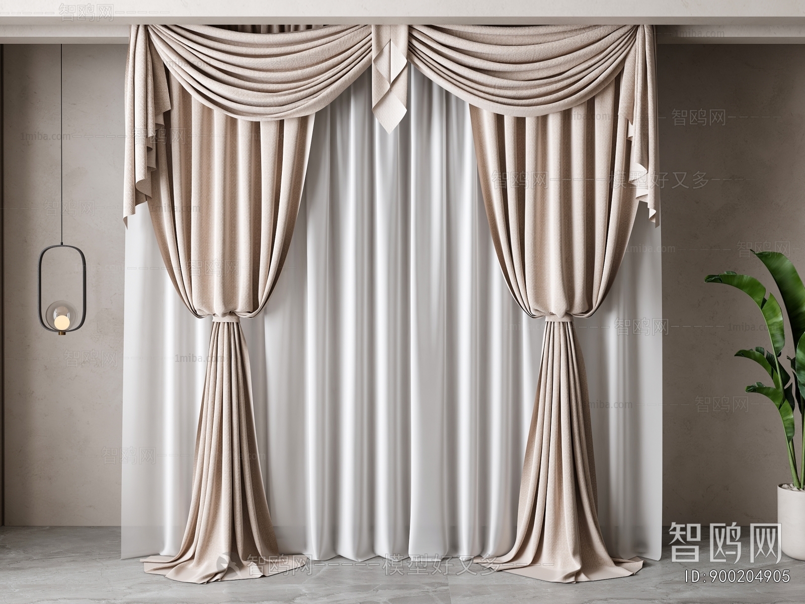 Simple European Style The Curtain