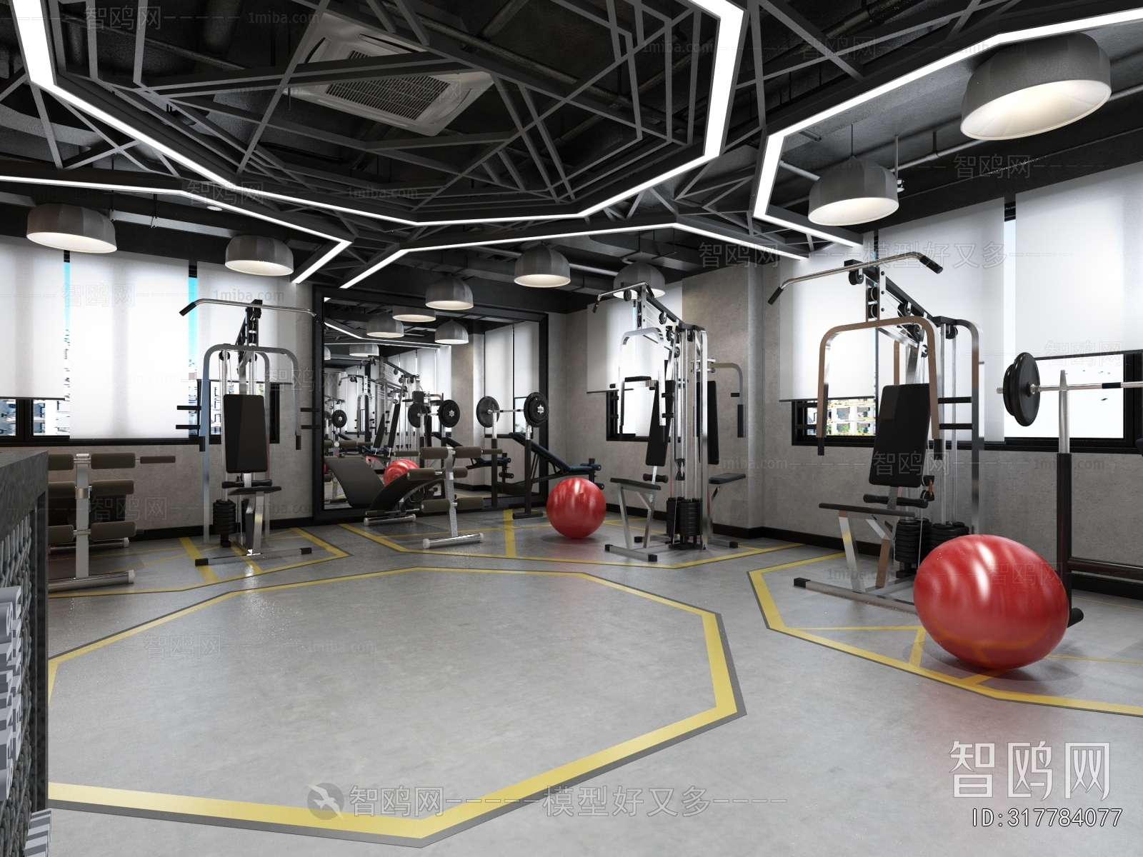 Industrial Style Gym