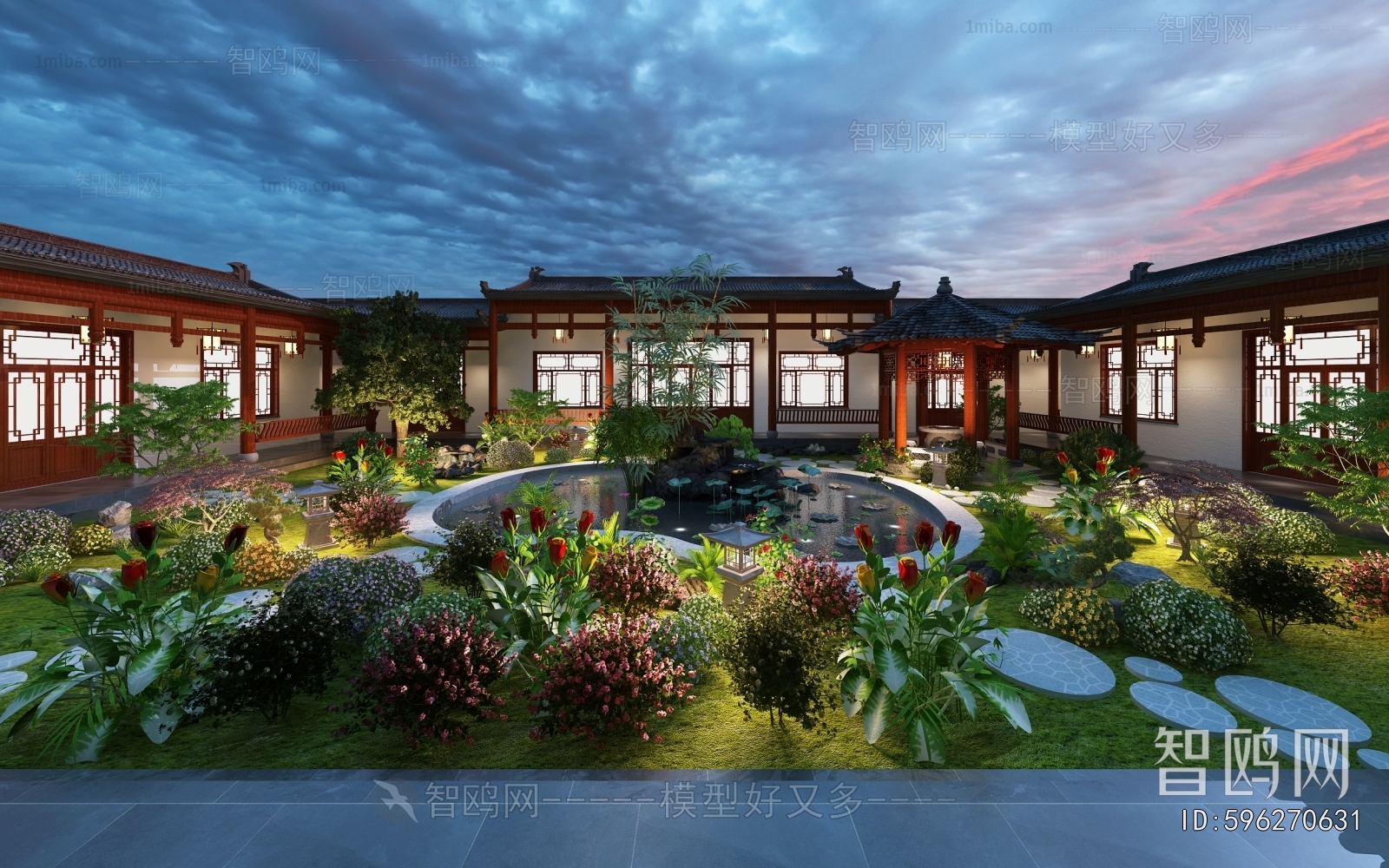 Chinese Style Courtyard/landscape