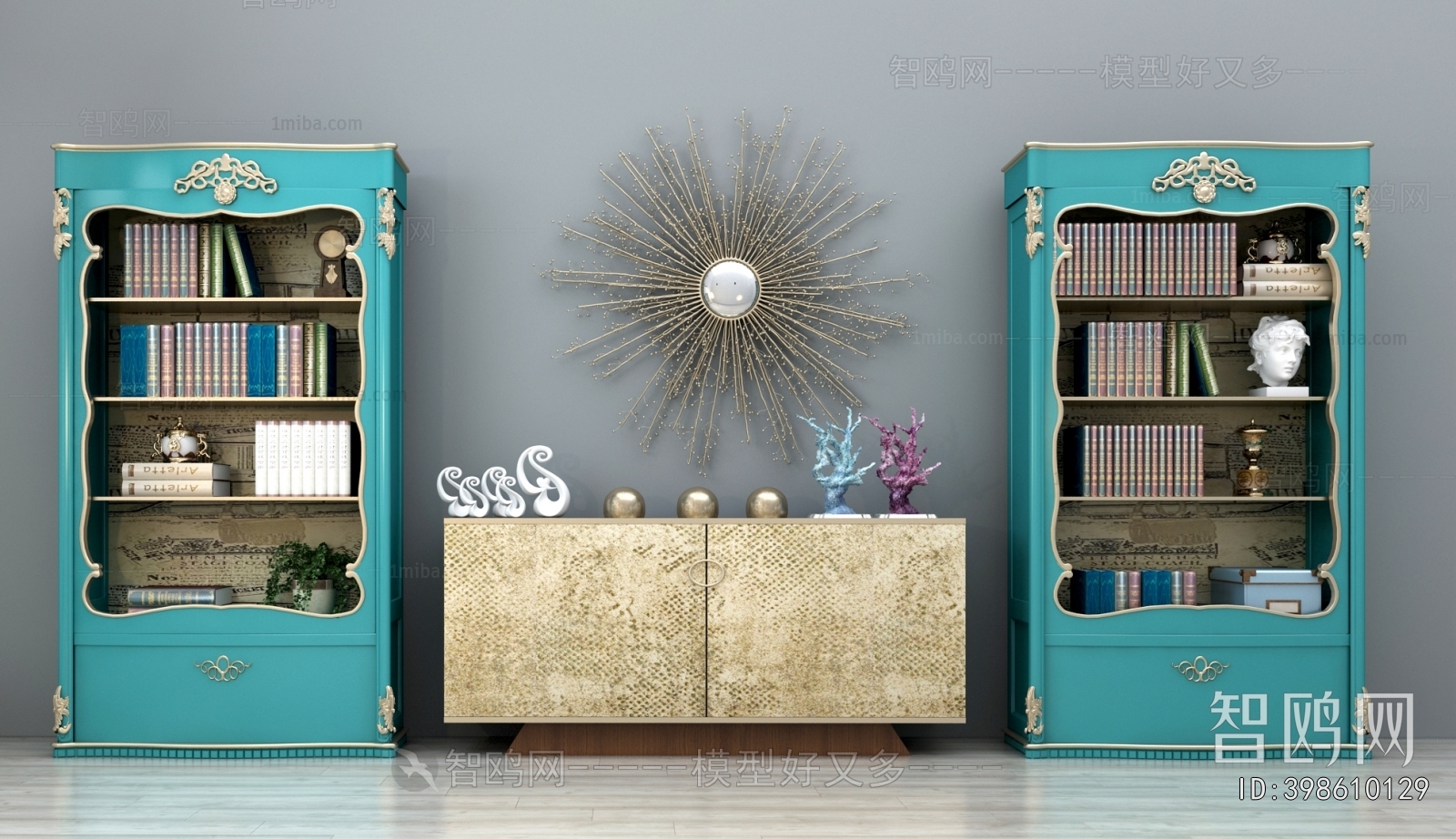 American Style Entrance Cabinet