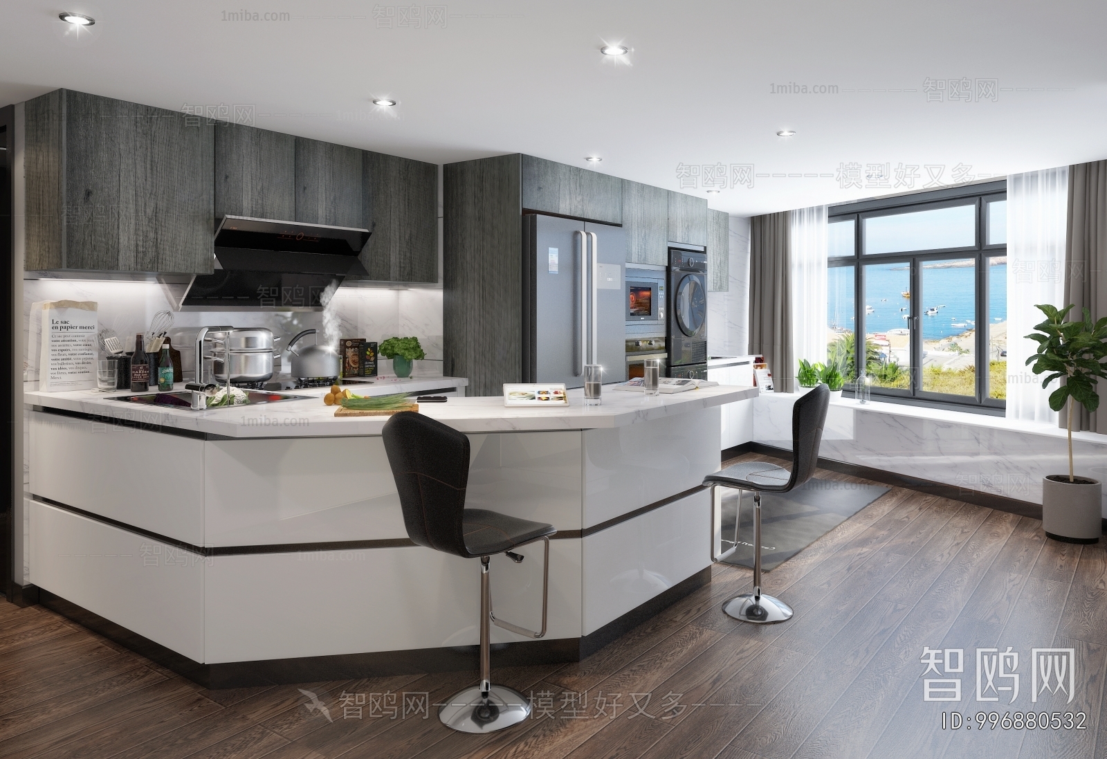 Modern Open Kitchen