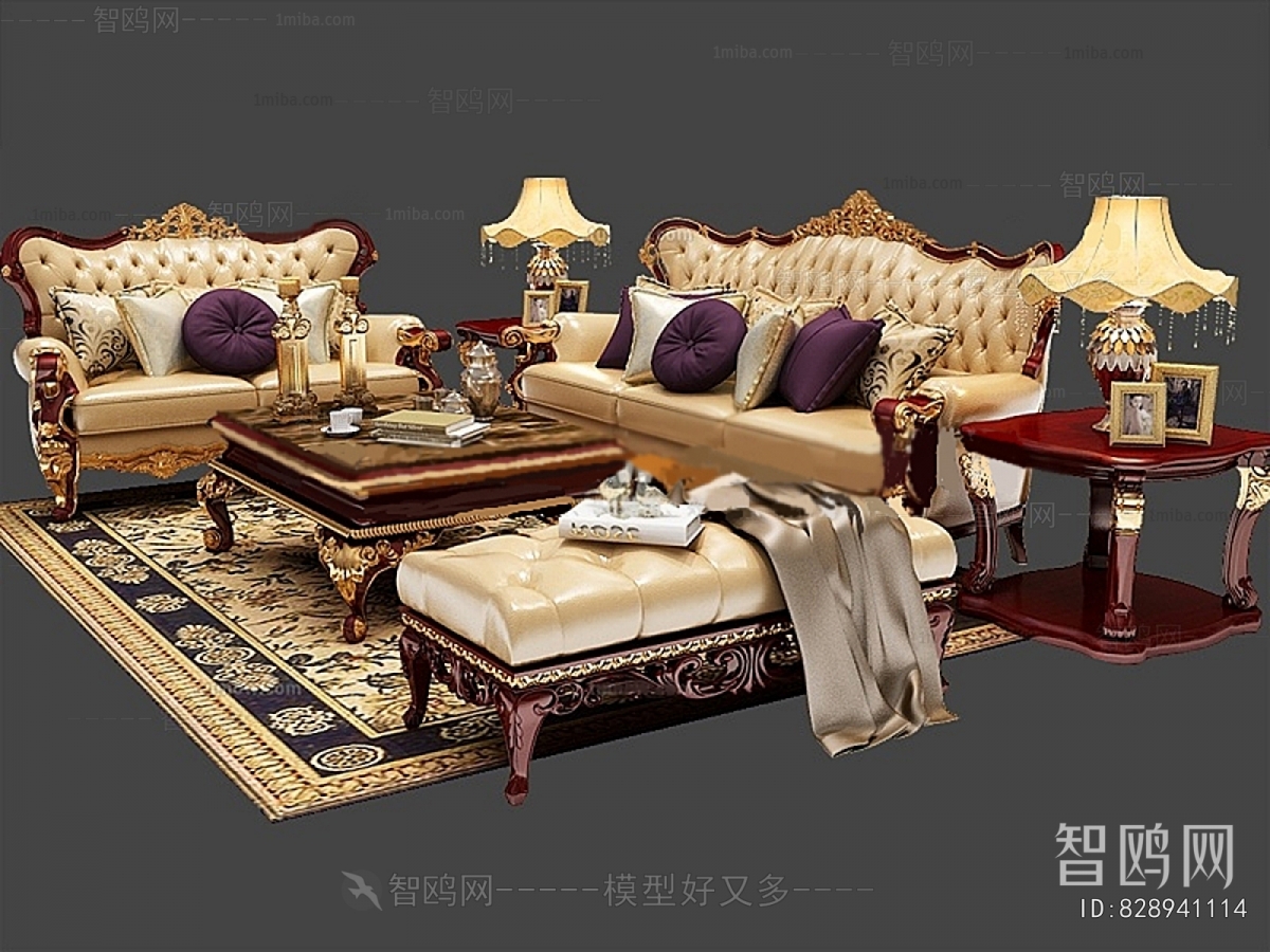 European Style Sofa Combination