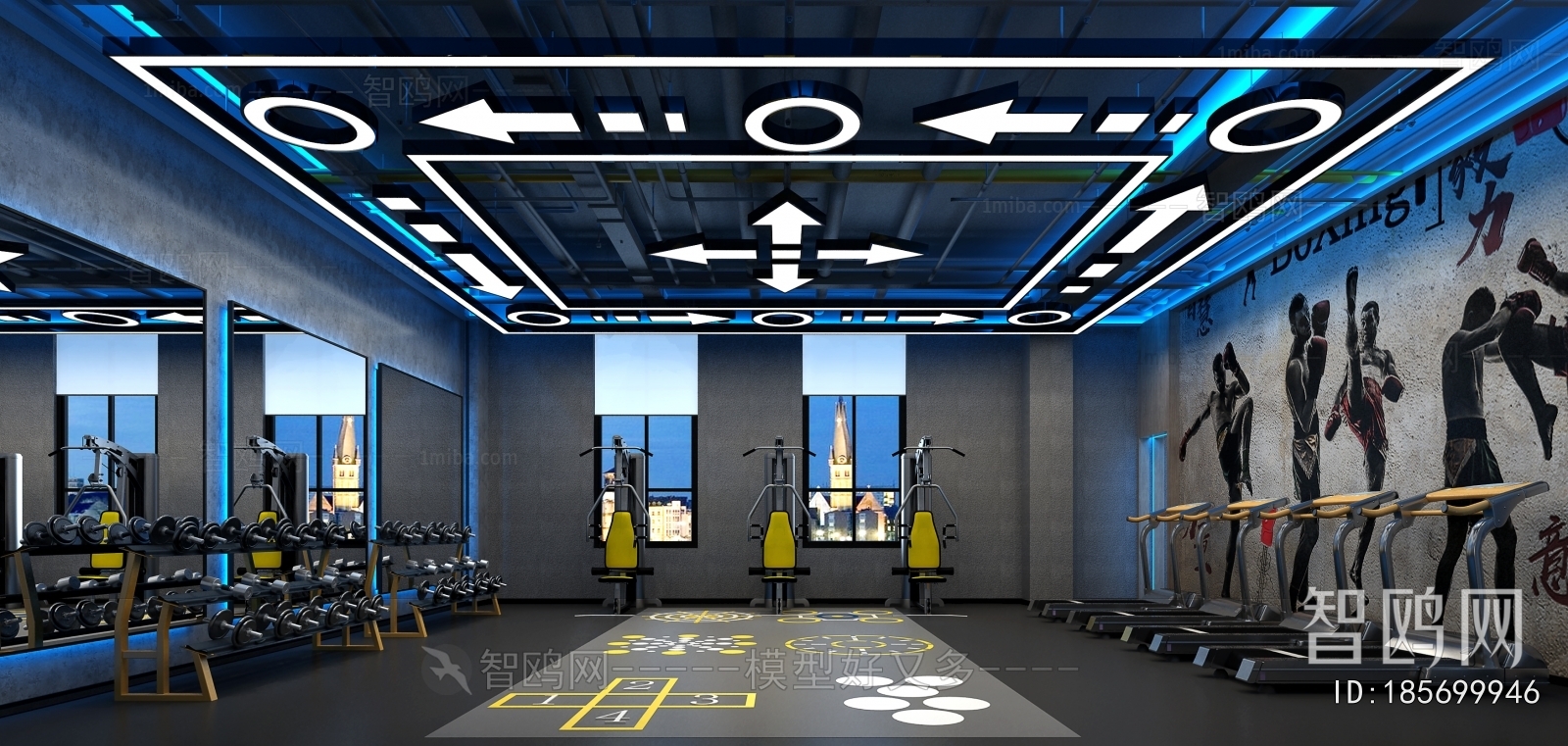 Industrial Style Gym