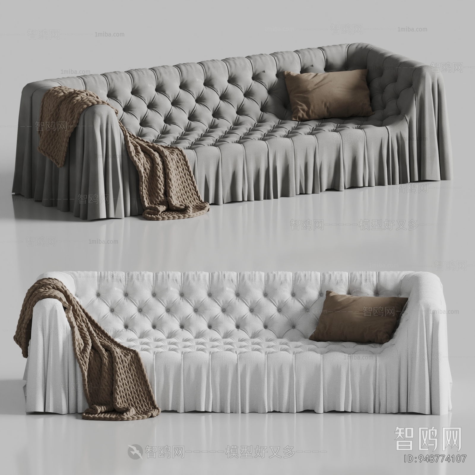 French Style Multi Person Sofa