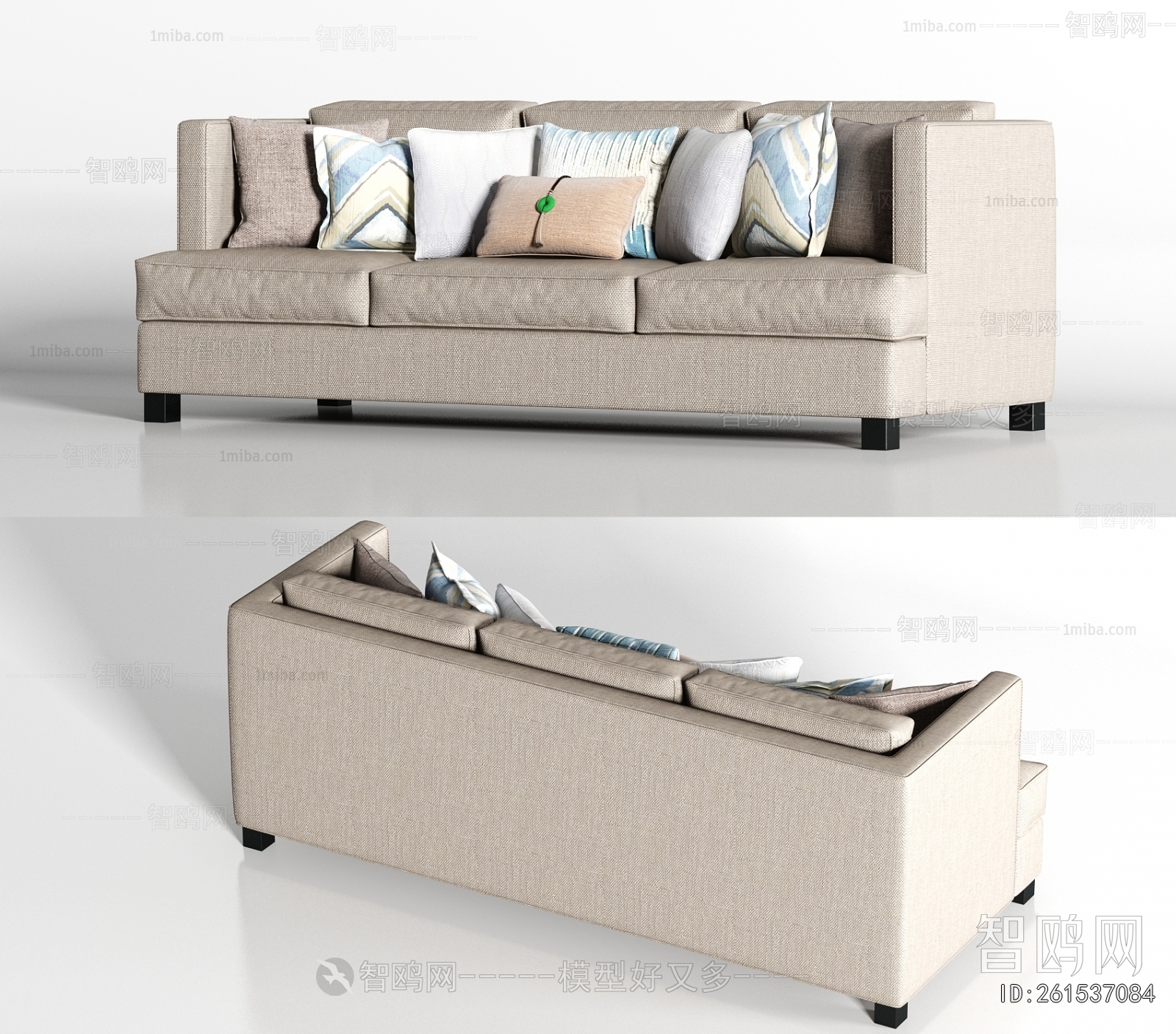 Modern Three-seat Sofa