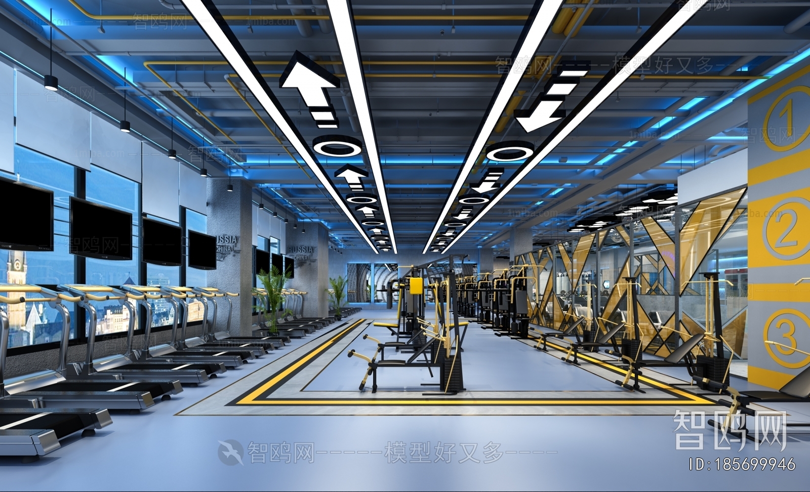 Industrial Style Gym