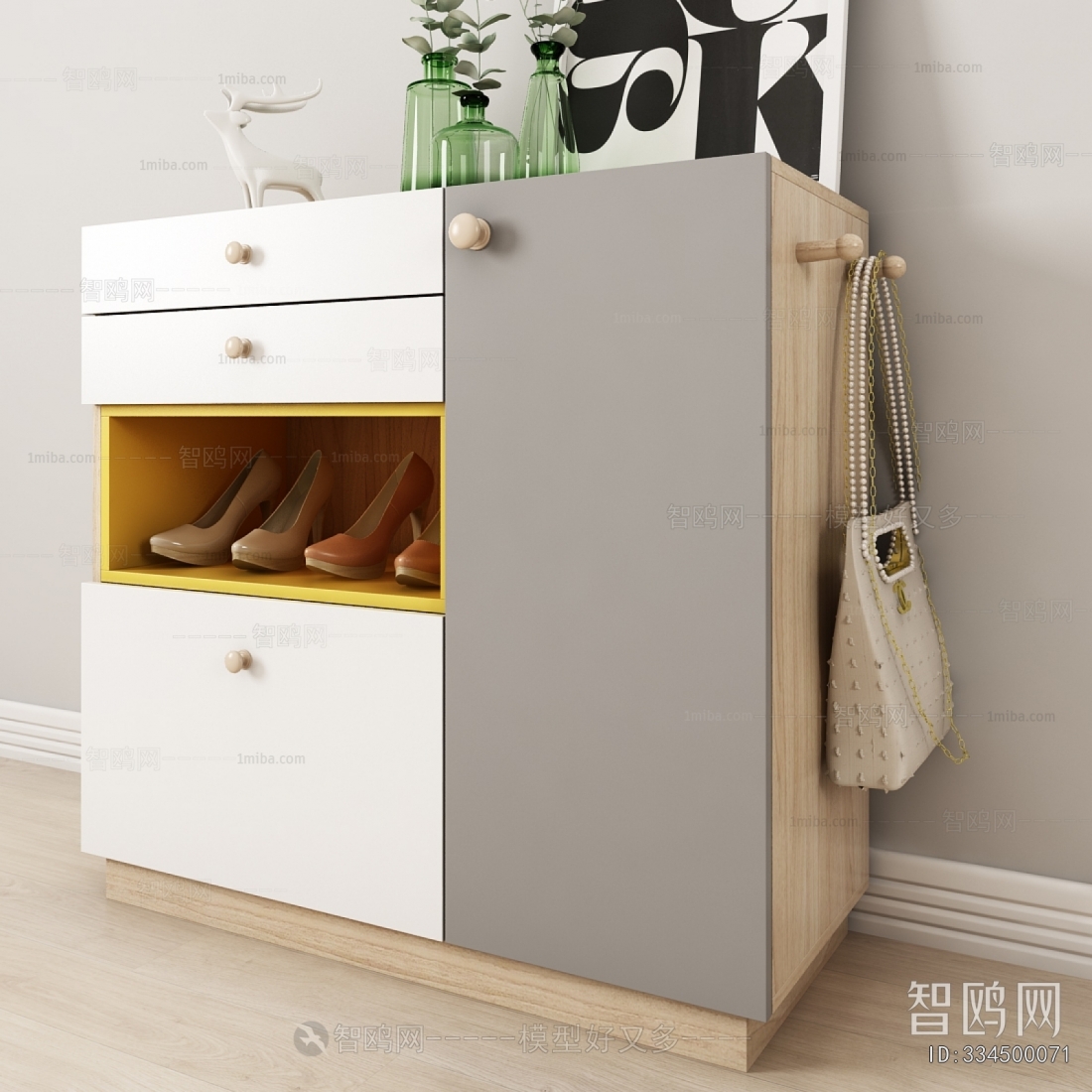 Nordic Style Shoe Cabinet