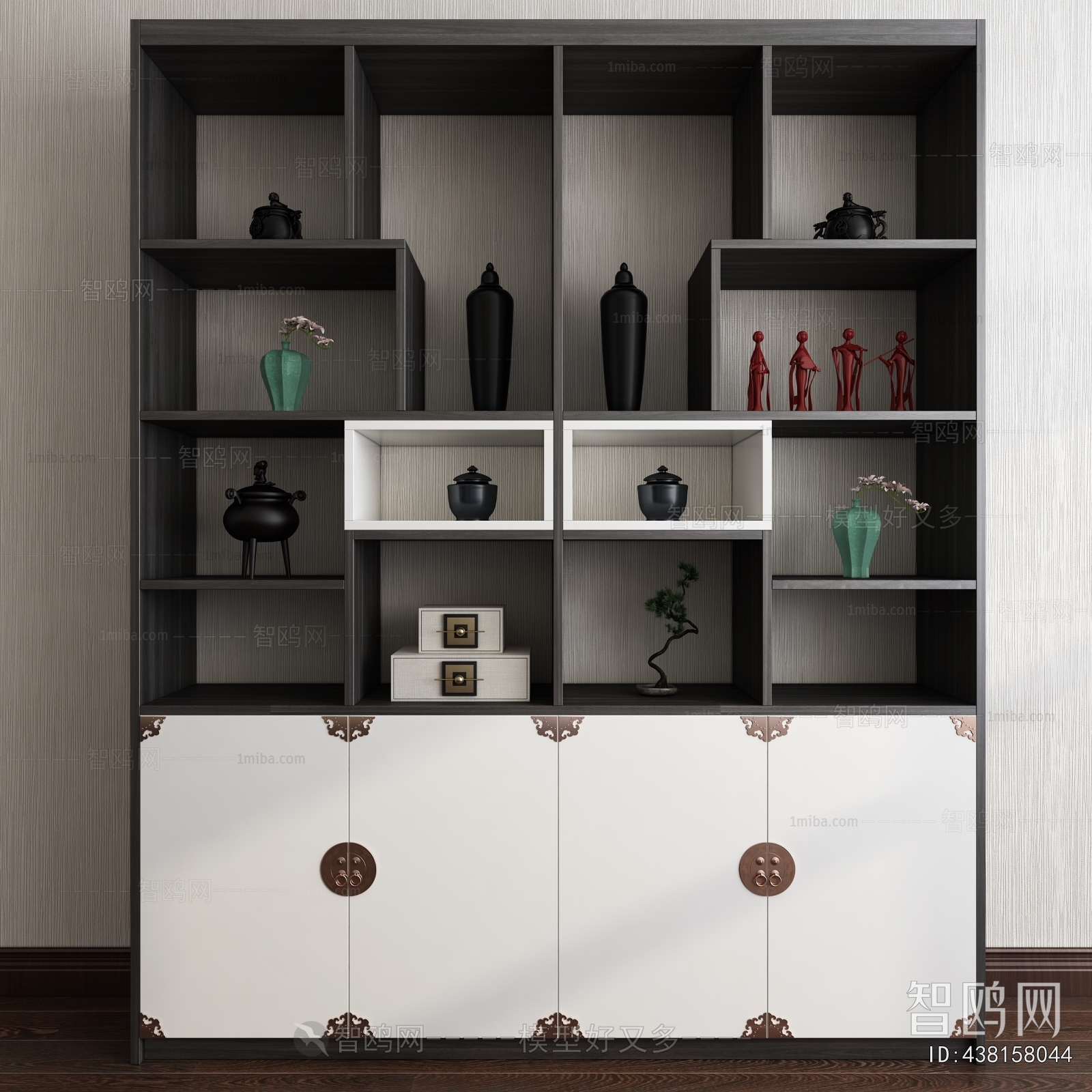 New Chinese Style Decorative Cabinet