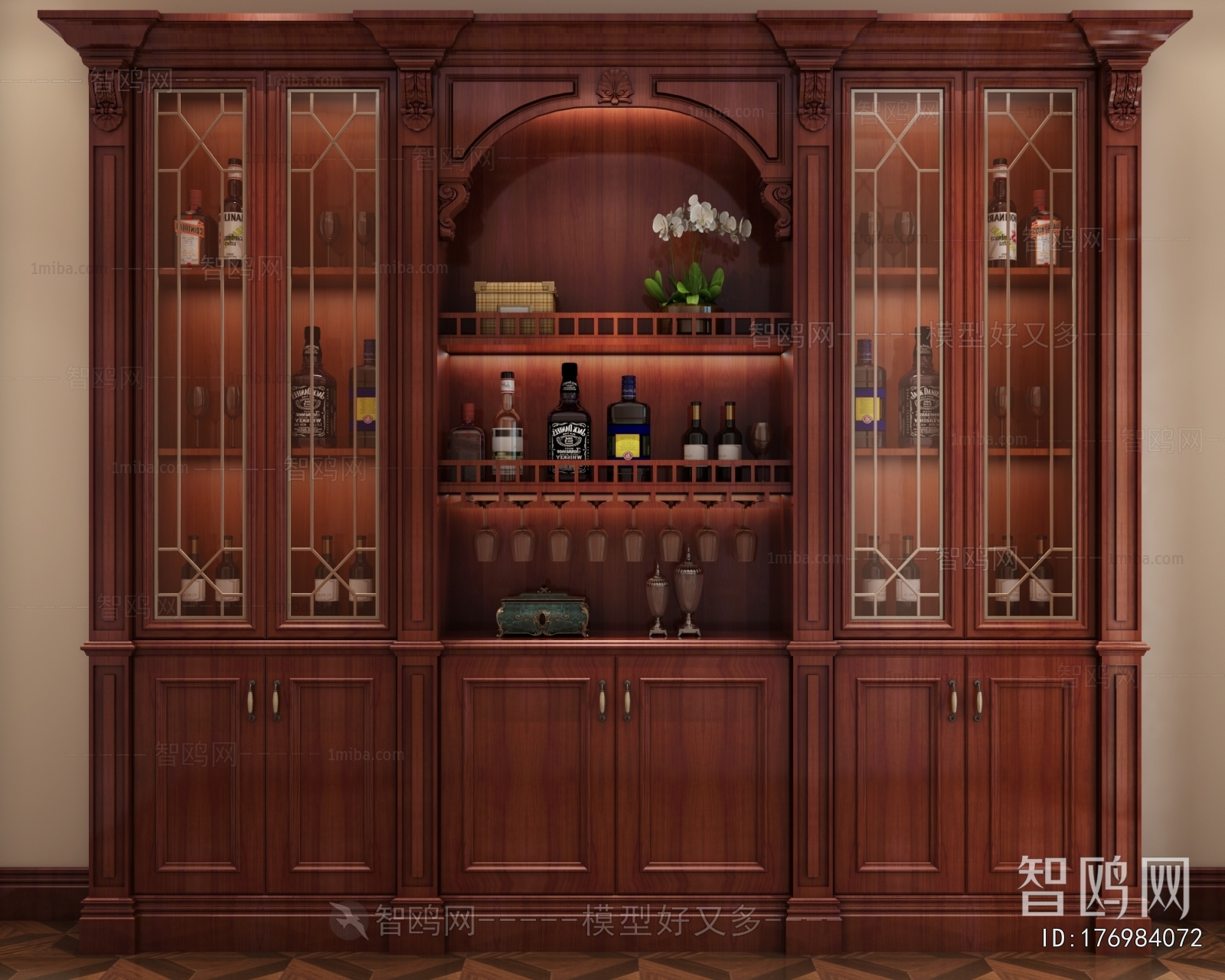 European Style Wine Cabinet