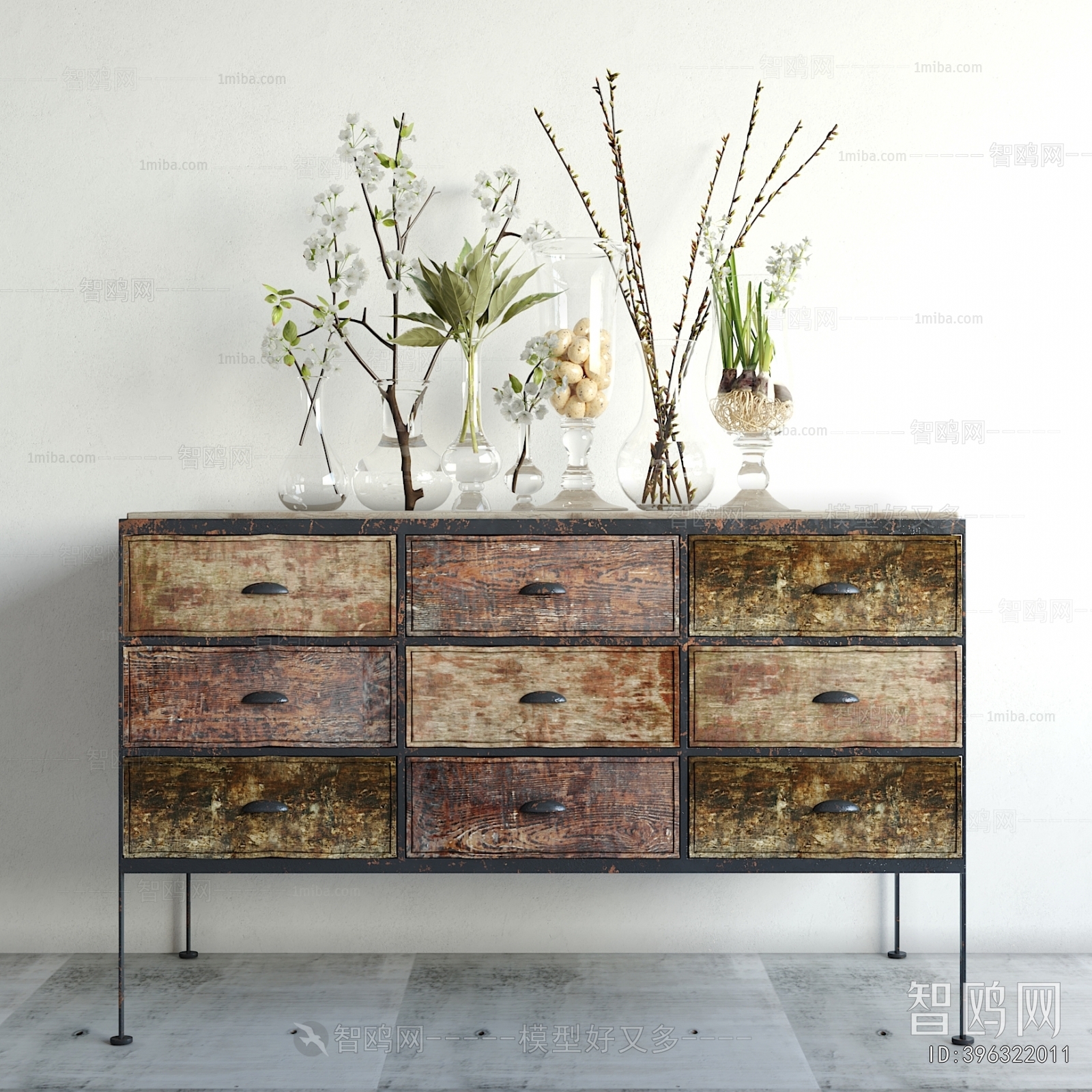 Wabi-sabi Style Chest Of Drawers