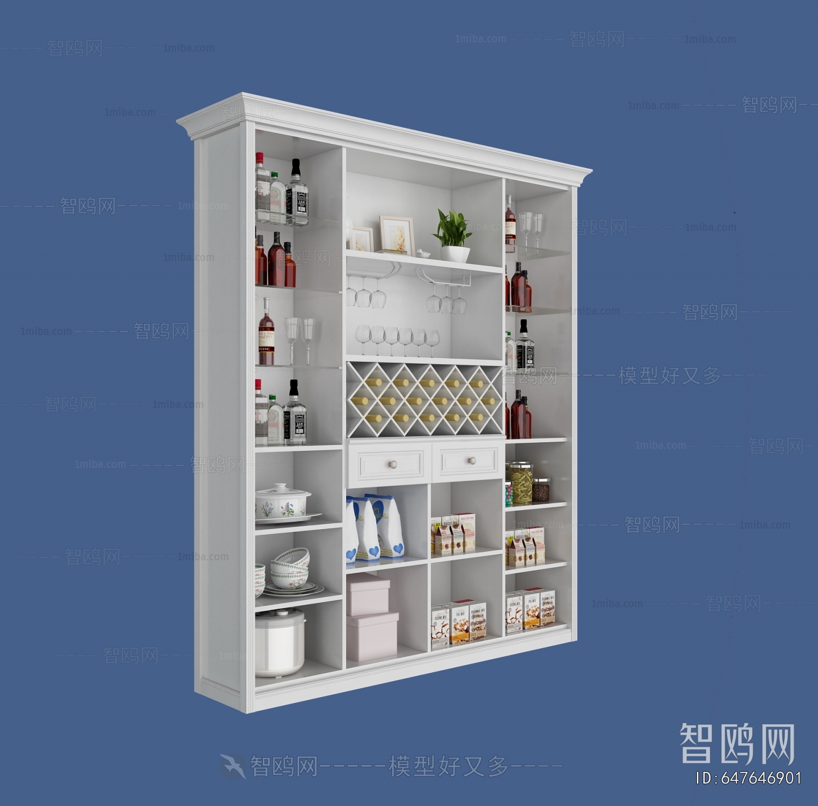 European Style Wine Cabinet