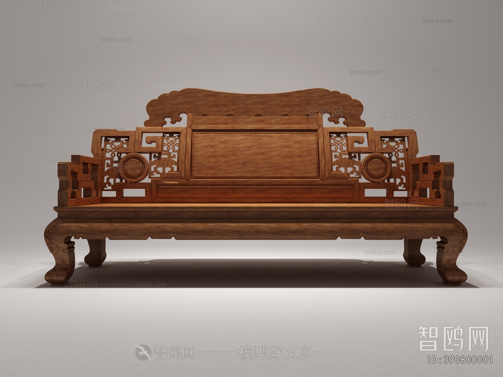 Chinese Style Multi Person Sofa