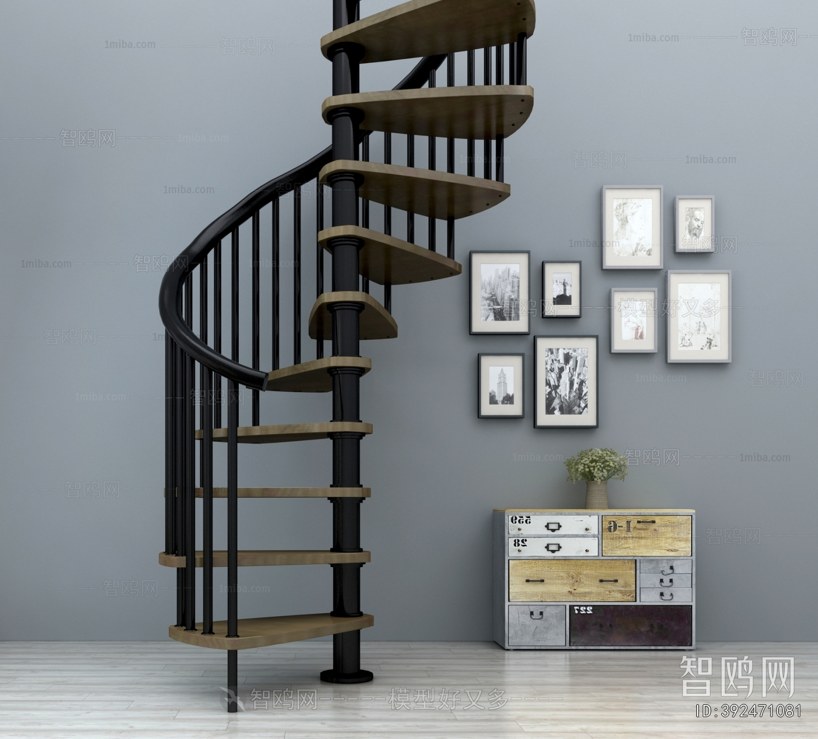 Modern Rotating Staircase