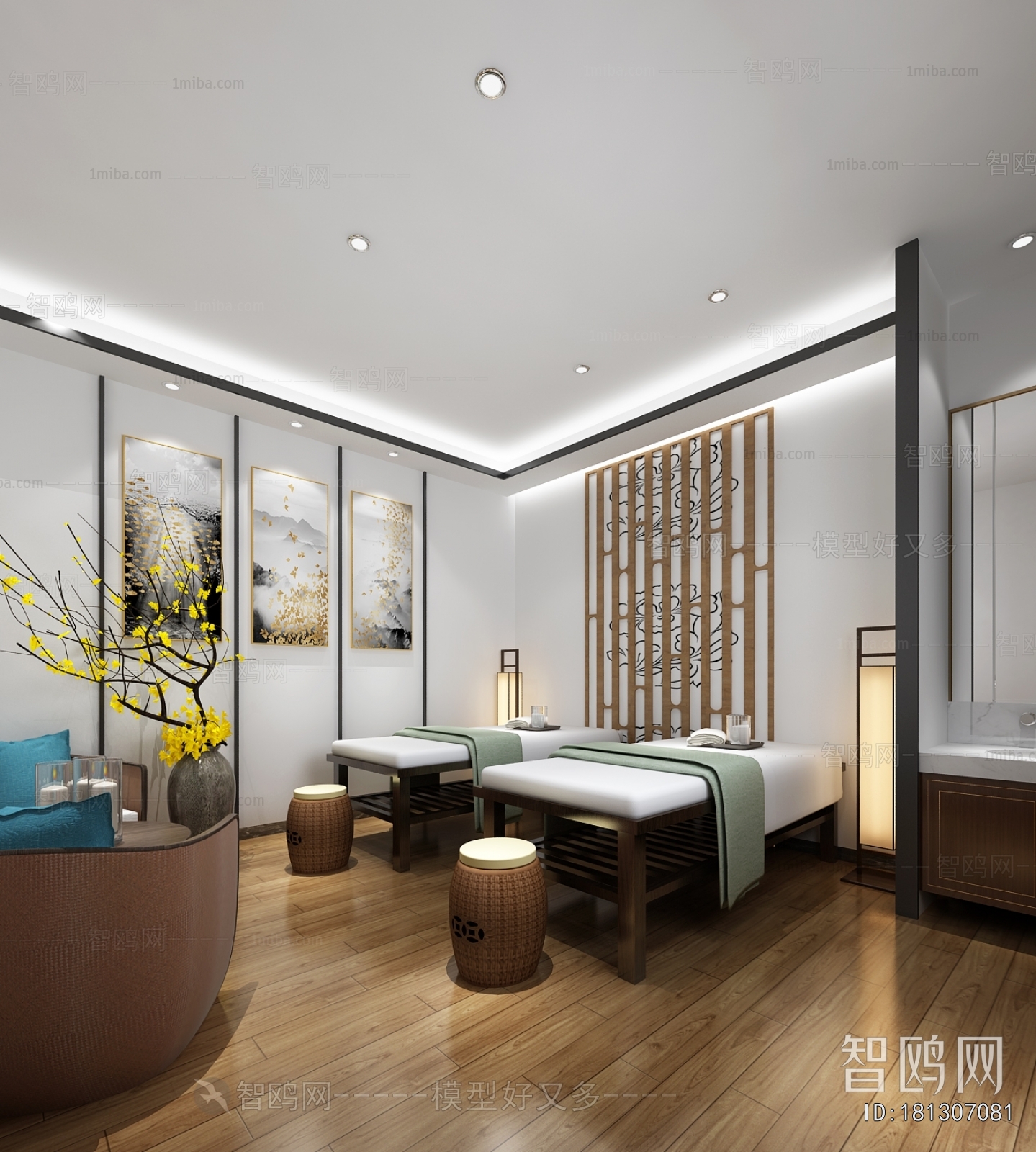 New Chinese Style Beauty Salon