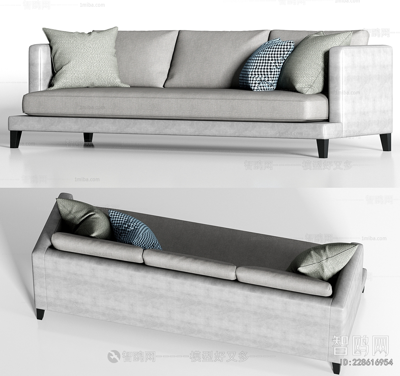 Modern Three-seat Sofa