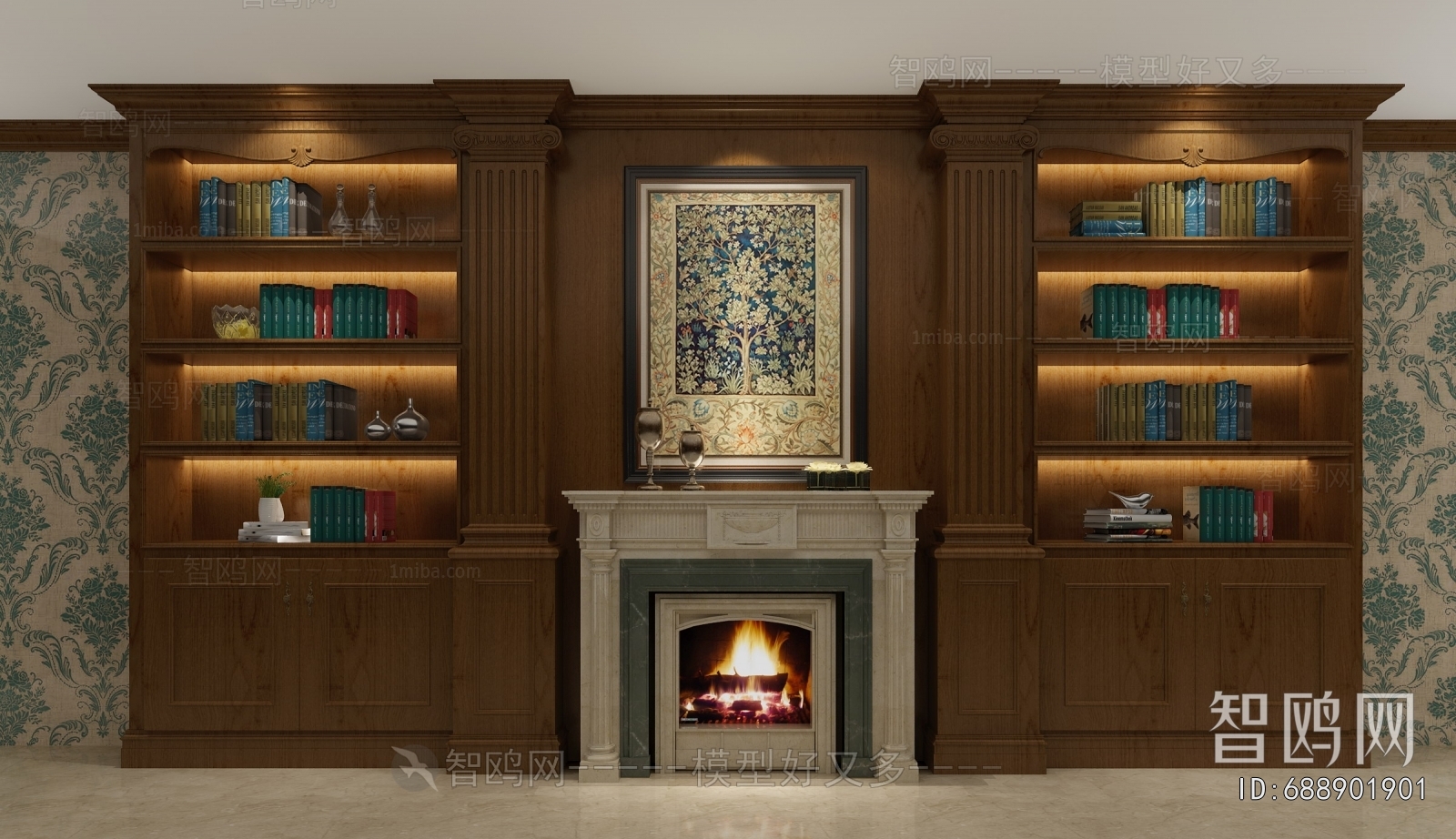 European Style Bookcase