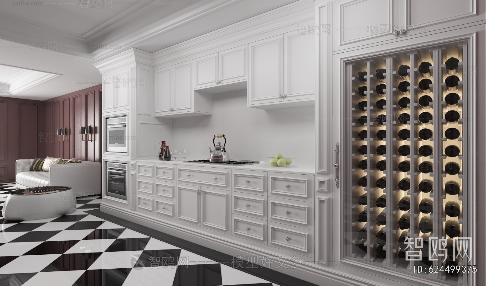 European Style Kitchen Cabinet