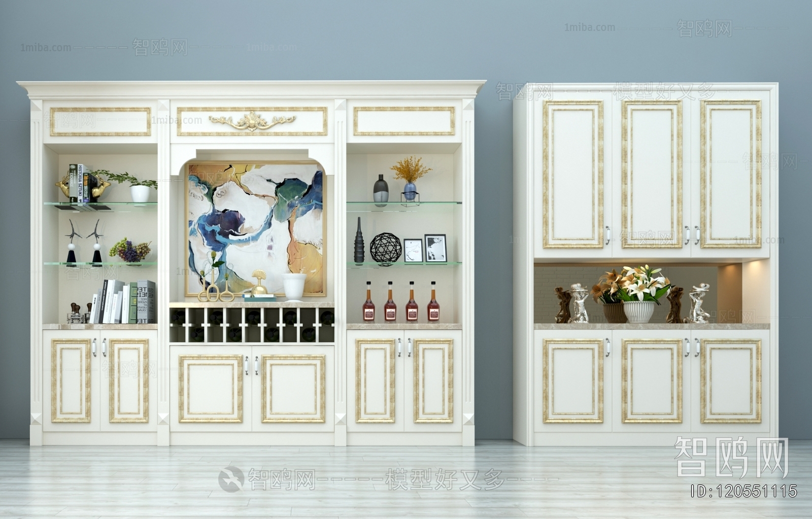 European Style Wine Cabinet