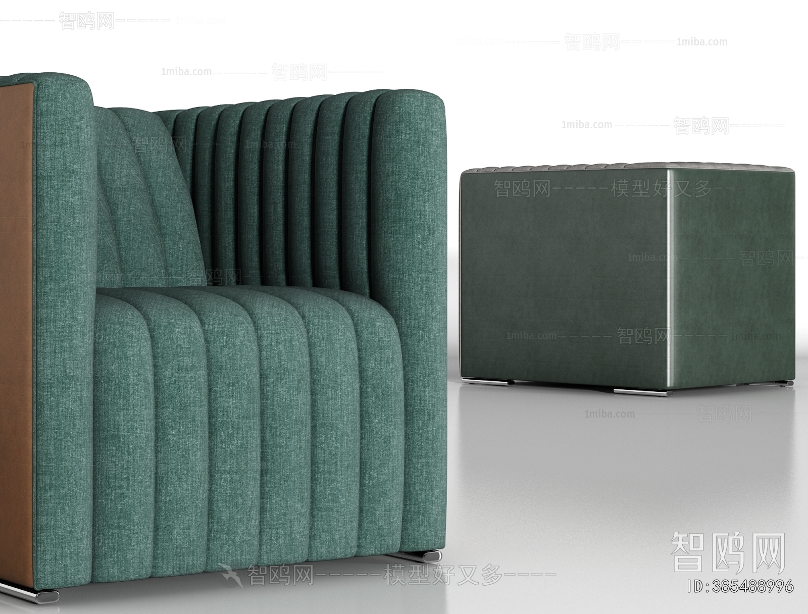 Simple European Style Single Sofa