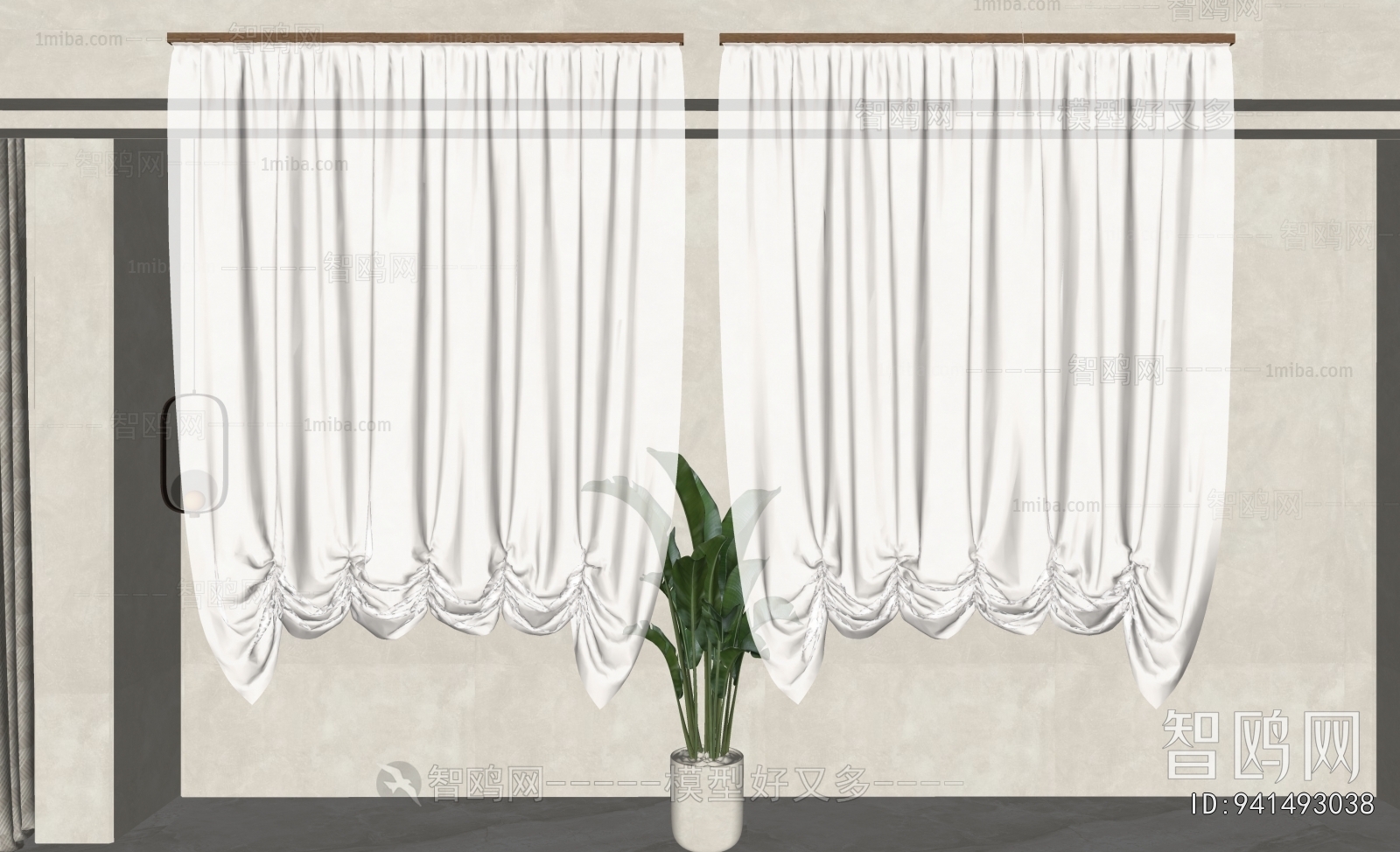 Modern Door Curtain