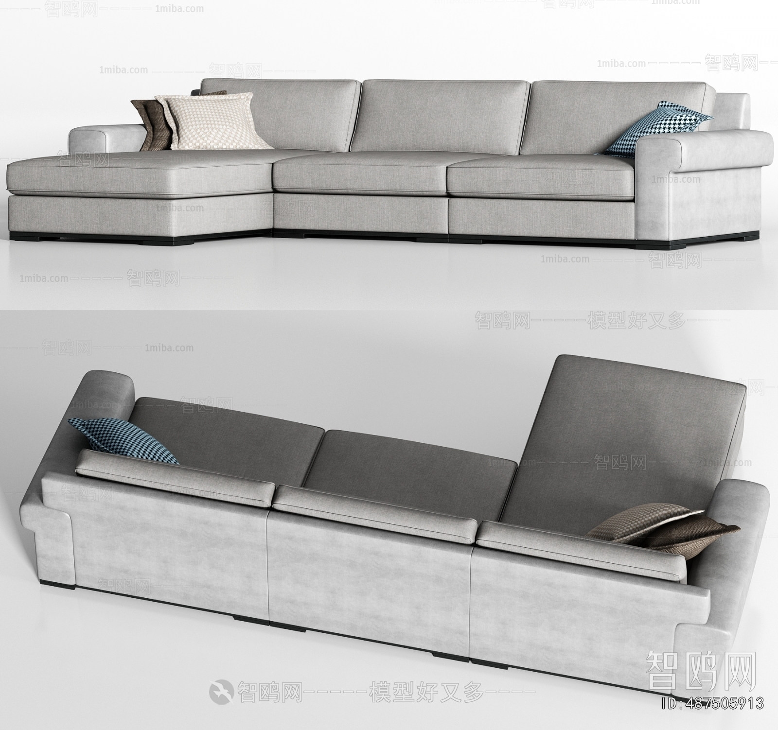 Modern Three-seat Sofa