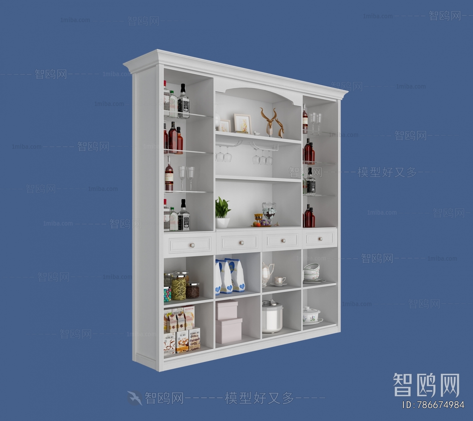 European Style Wine Cabinet