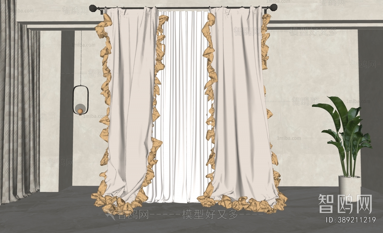 Simple European Style The Curtain