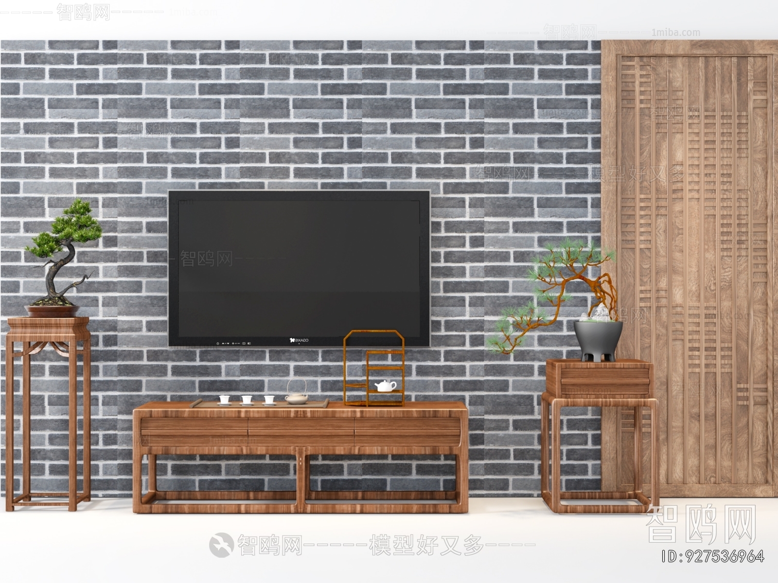 New Chinese Style TV Cabinet