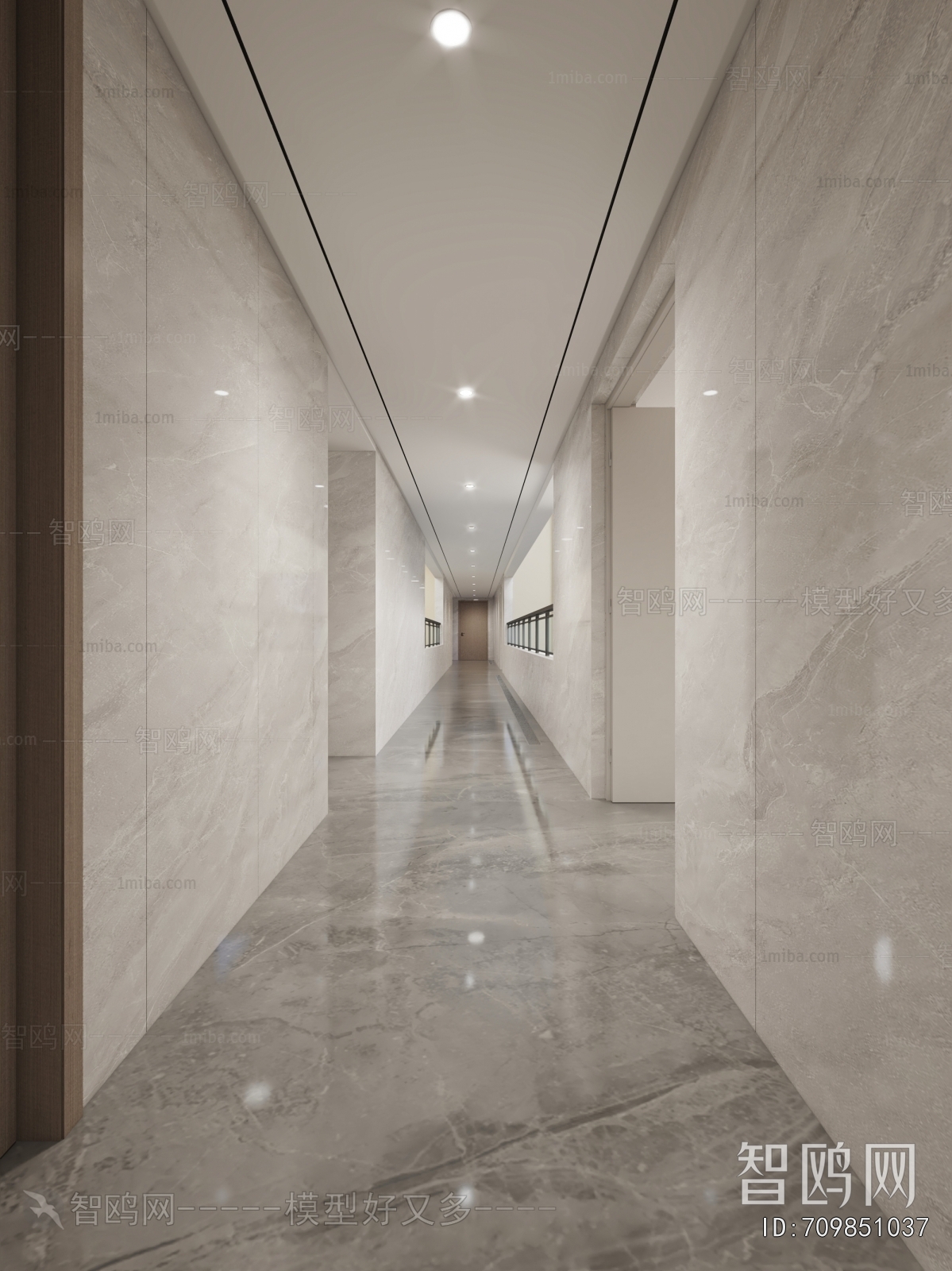 Modern Corridor/elevator Hall